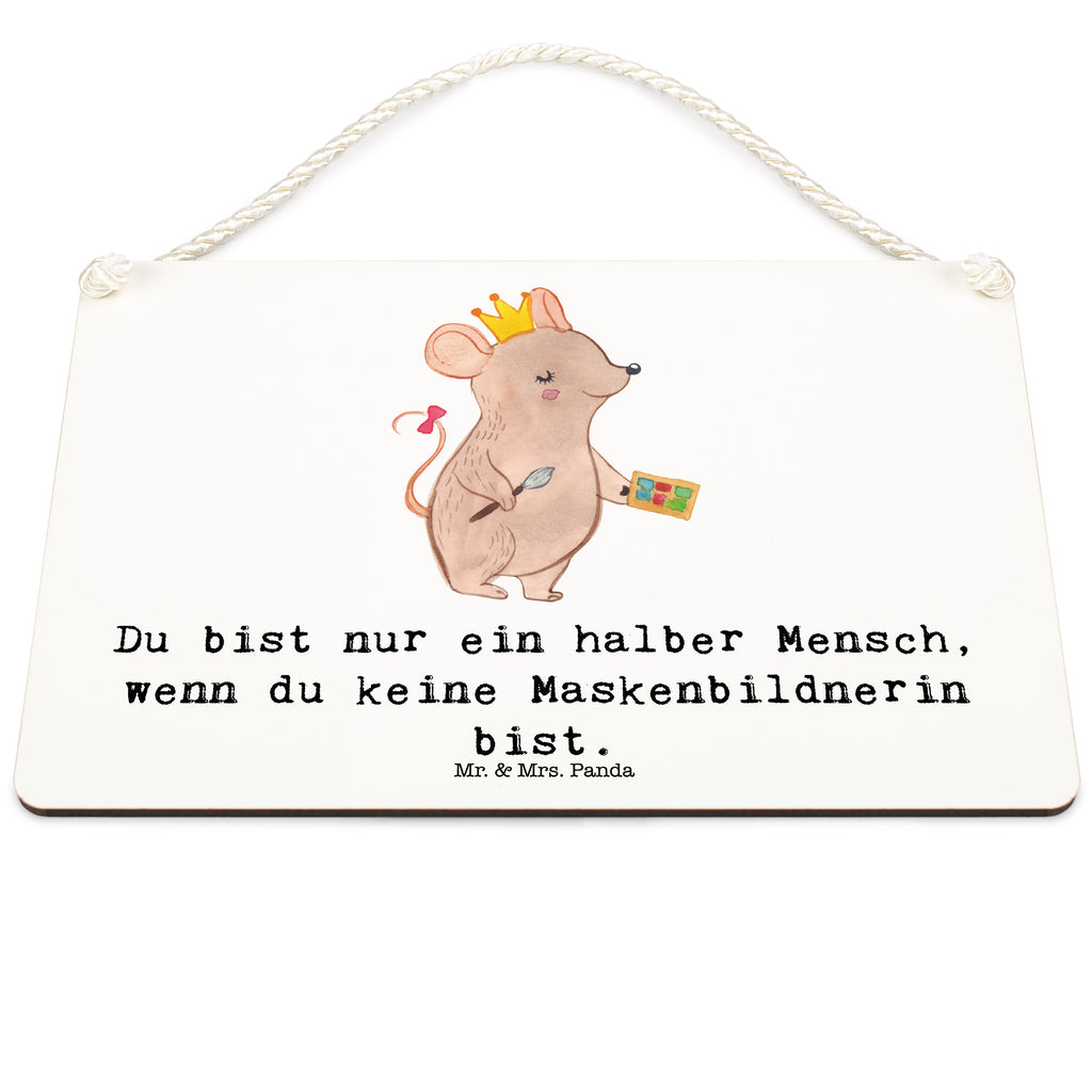 Deko Schild Maskenbildnerin mit Herz Dekoschild, Deko Schild, Schild, Tür Schild, Türschild, Holzschild, Wandschild, Wanddeko, Beruf, Ausbildung, Jubiläum, Abschied, Rente, Kollege, Kollegin, Geschenk, Schenken, Arbeitskollege, Mitarbeiter, Firma, Danke, Dankeschön, Kosmetikerin, Make Up Artist, Maskenbildnerin, Visagistin, Beauty Salon, Kosmetikstudio, Eröffnung