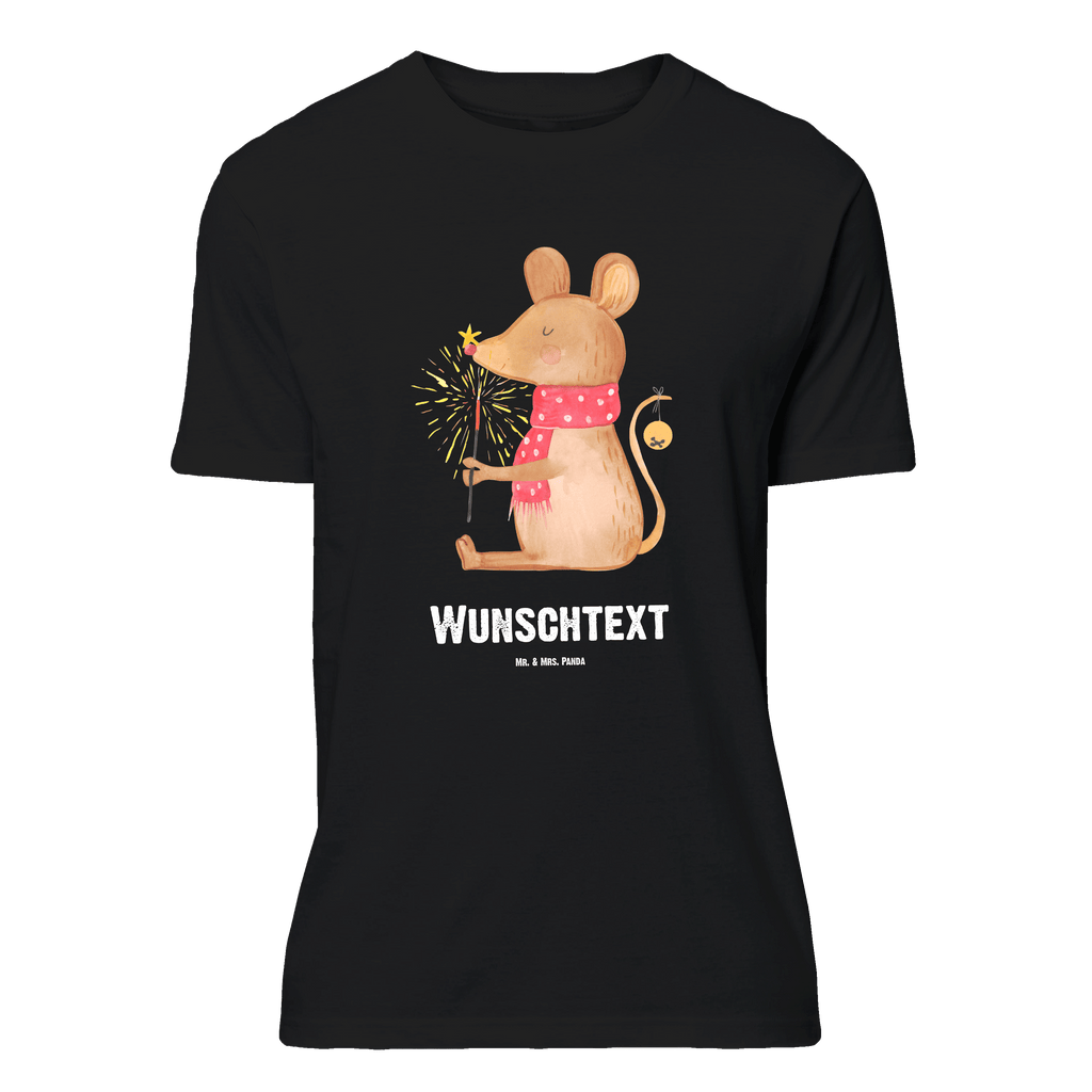 Personalisiertes T-Shirt Weihnachtsmaus T-Shirt Personalisiert, T-Shirt mit Namen, T-Shirt mit Aufruck, Männer, Frauen, Wunschtext, Bedrucken, Winter, Weihnachten, Weihnachtsdeko, Nikolaus, Advent, Heiligabend, Wintermotiv, Frohe Weihnachten, Weihnachtsgruß, Weihnachtsmotiv, Maus, Mäuschen, Weihnachtswunder