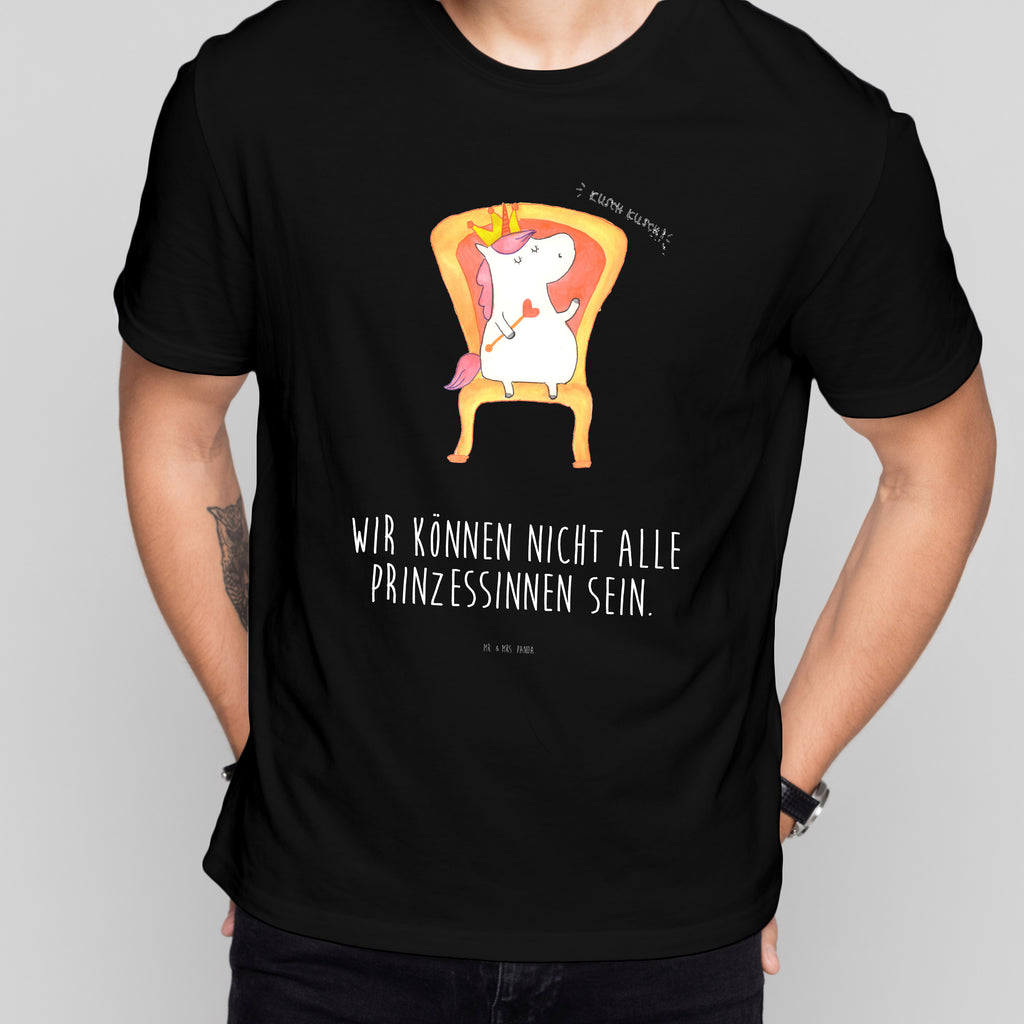 T-Shirt Standard Einhorn König T-Shirt, Shirt, Tshirt, Lustiges T-Shirt, T-Shirt mit Spruch, Party, Junggesellenabschied, Jubiläum, Geburstag, Herrn, Damen, Männer, Frauen, Schlafshirt, Nachthemd, Sprüche, Einhorn, Einhörner, Einhorn Deko, Pegasus, Unicorn, König, Präsident, Bundeskanzler, Herrscher, Kaiser, Prinzessin, Krone