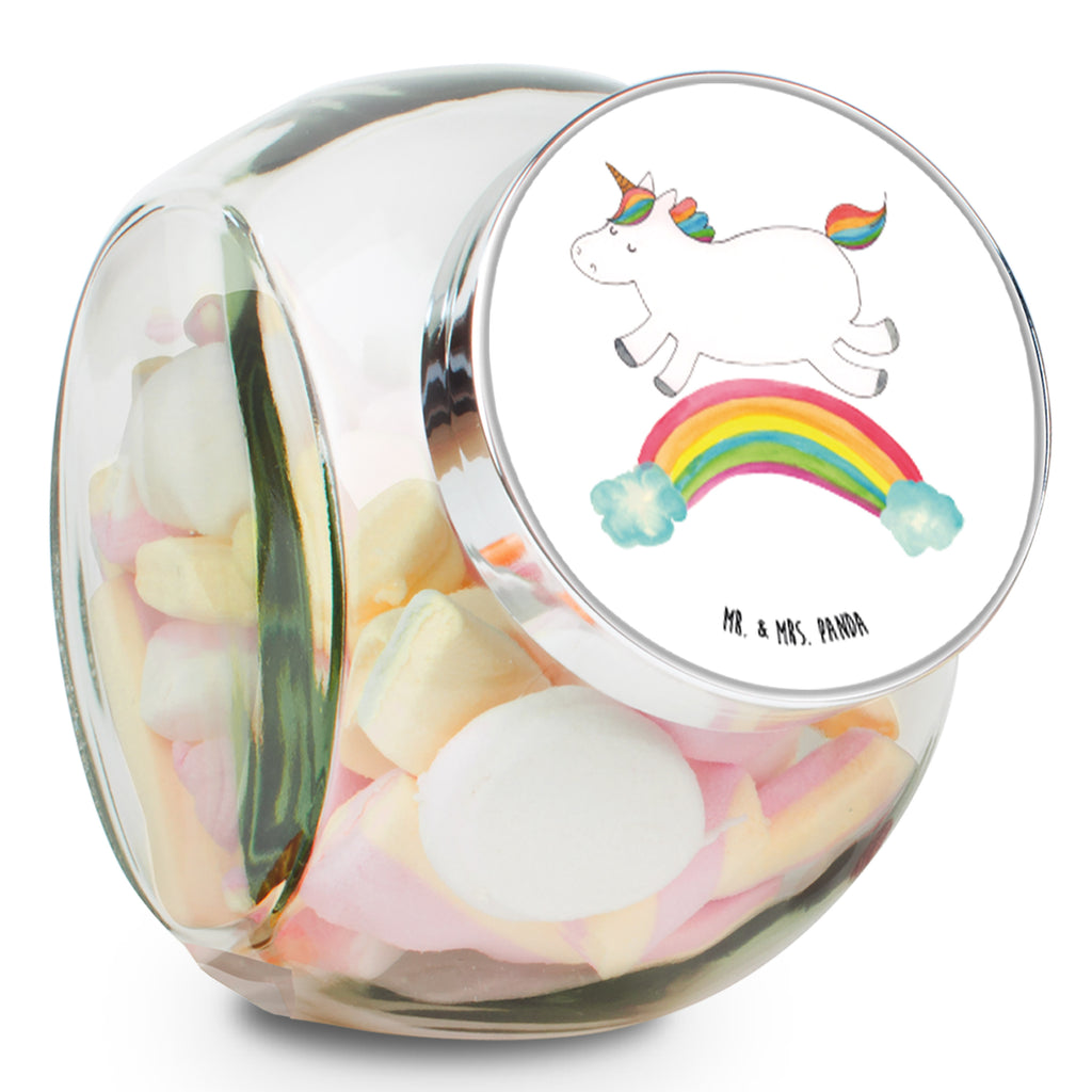 Bonbonglas Einhorn Regenbogen Vorratsdose, Vorratsbehälter, Süßigkeitenglas, Süßigkeitendose, Kaffeedose, Müslidose, Teedose, Keksbehälter, Keksedose, Glasdose, Glasbälter, Vorratsglas, Küchenbehälter, Aufbewahrungsdose, Aufbewahungsglas, Gewürzdose, Küchenorganizer, Snackdose, Einhorn, Einhörner, Einhorn Deko, Pegasus, Unicorn, Regenbogen, Glitzer, Einhornpower, Erwachsenwerden, Einhornautobahn