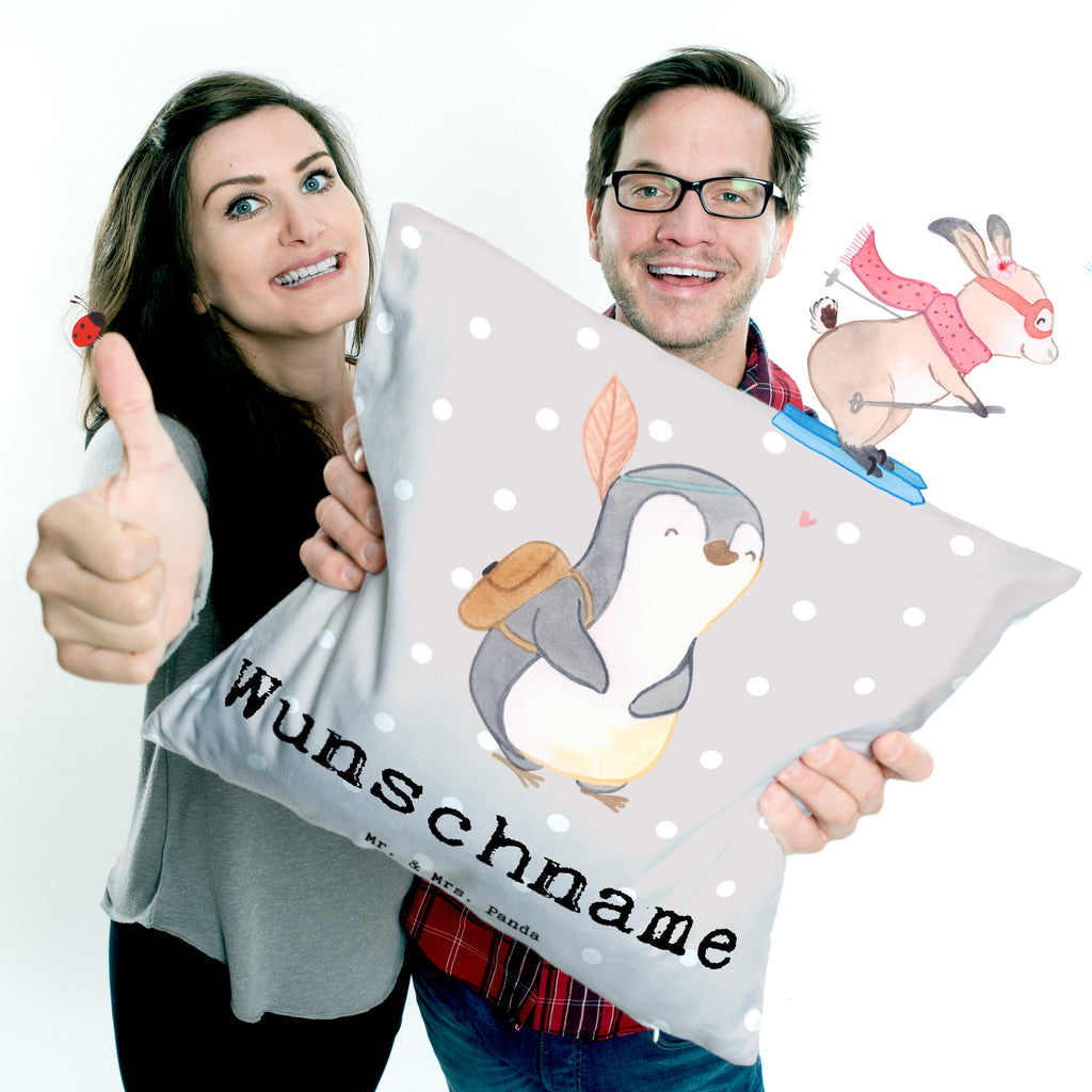 Personalisiertes Kissen Pinguin Bestes Stiefkind der Welt Kissen, personalisiert, Name, Wunschname, bedrucken, Kopfkissen, für, Dankeschön, Geschenk, Schenken, Geburtstag, Geburtstagsgeschenk, Geschenkidee, Danke, Bedanken, Mitbringsel, Freude machen, Geschenktipp, Stiefkind, angeheiratet, Kinder, Kind, Kid, Kids, Kiddy, Bestes, Tochter, Sohn, Nachwuchs, Geburt, Liebling, Taufe