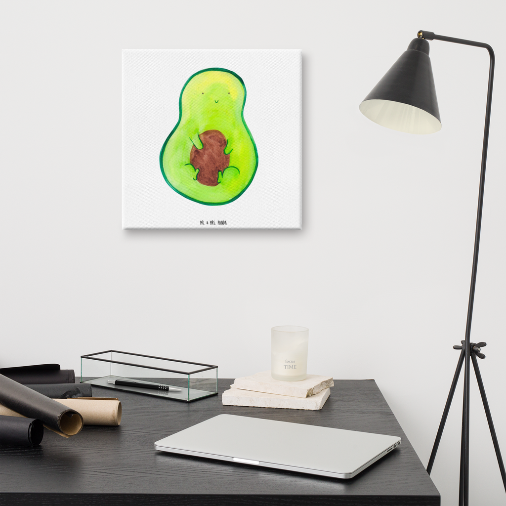 Leinwand Bild Avocado Kern Leinwand, Bild, Kunstdruck, Wanddeko, Dekoration, Avocado, Veggie, Vegan, Gesund, Avokado, Avocadokern, Kern, Pflanze, Spruch Leben