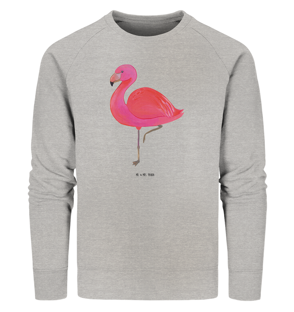 Organic Pullover Flamingo classic Pullover, Pullover Männer, Pullover Frauen, Sweatshirt, Sweatshirt Männer, Sweatshirt Frauen, Unisex, Flamingo, Einzigartig, Selbstliebe, Stolz, ich, für mich, Spruch, Freundin, Freundinnen, Außenseiter, Sohn, Tochter, Geschwister