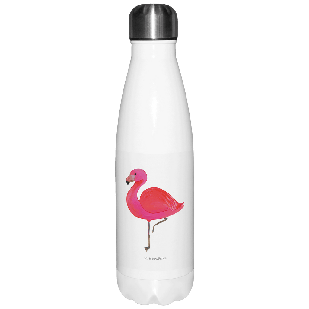 Thermosflasche Flamingo classic Isolierflasche, Thermoflasche, Trinkflasche, Thermos, Edelstahl, Flamingo, Einzigartig, Selbstliebe, Stolz, ich, für mich, Spruch, Freundin, Freundinnen, Außenseiter, Sohn, Tochter, Geschwister