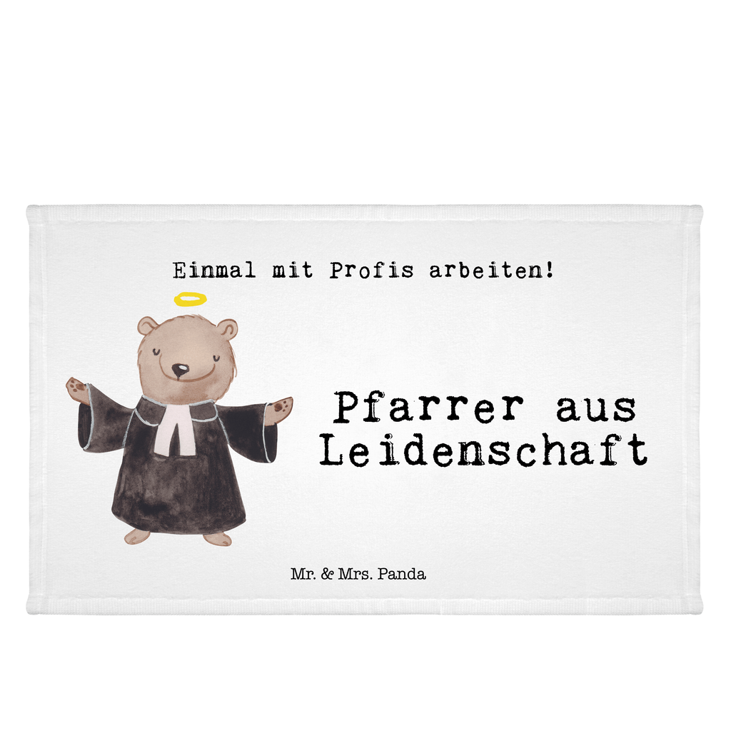 Handtuch Pfarrer aus Leidenschaft Gästetuch, Reisehandtuch, Sport Handtuch, Frottier, Kinder Handtuch, Beruf, Ausbildung, Jubiläum, Abschied, Rente, Kollege, Kollegin, Geschenk, Schenken, Arbeitskollege, Mitarbeiter, Firma, Danke, Dankeschön, Pastor, Diener Gottes<br />Geistlicher, Pfarrer, Prediger<br />Priester, Theologe, Kirche