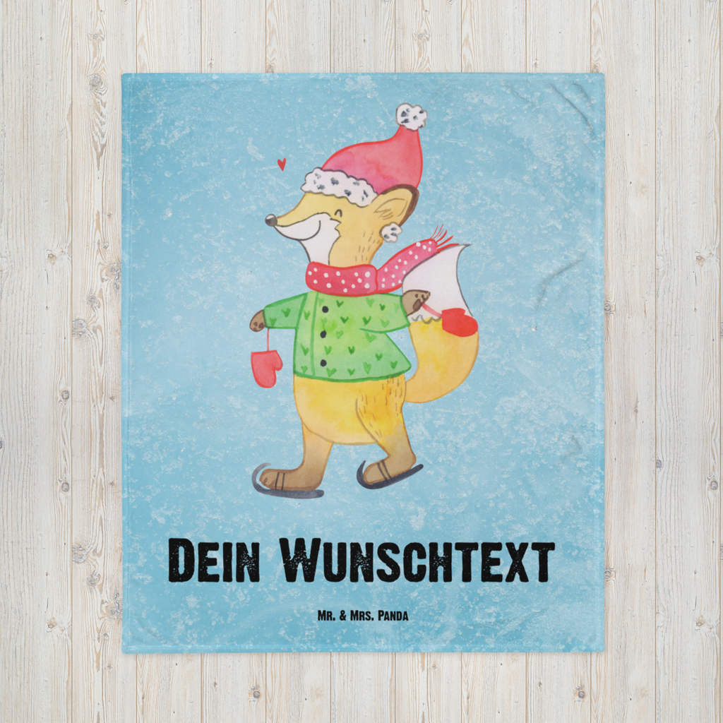 Personalisierte Decke Fuchs  Schlittschuhe Personalisierte Decke, Decke mit Namen, Kuscheldecke mit Namen, Decke bedrucken, Kuscheldecke bedrucken, Winter, Weihnachten, Weihnachtsdeko, Nikolaus, Advent, Heiligabend, Wintermotiv, Weihnachtsmann, Weihnachtstage, Weihnachtsbaum, Tannenbaum, Weihnachtszeit