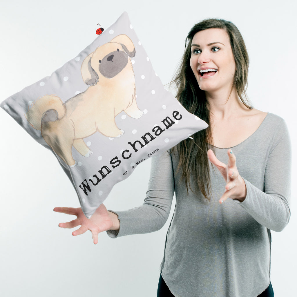 Personalisiertes Kissen Pekingese Lebensretter Kissen, personalisiert, Name, Wunschname, bedrucken, Kopfkissen, Hund, Hunderasse, Rassehund, Hundebesitzer, Geschenk, Tierfreund, Schenken, Welpe, Pekingese, Pekinese, Peking-Palasthund