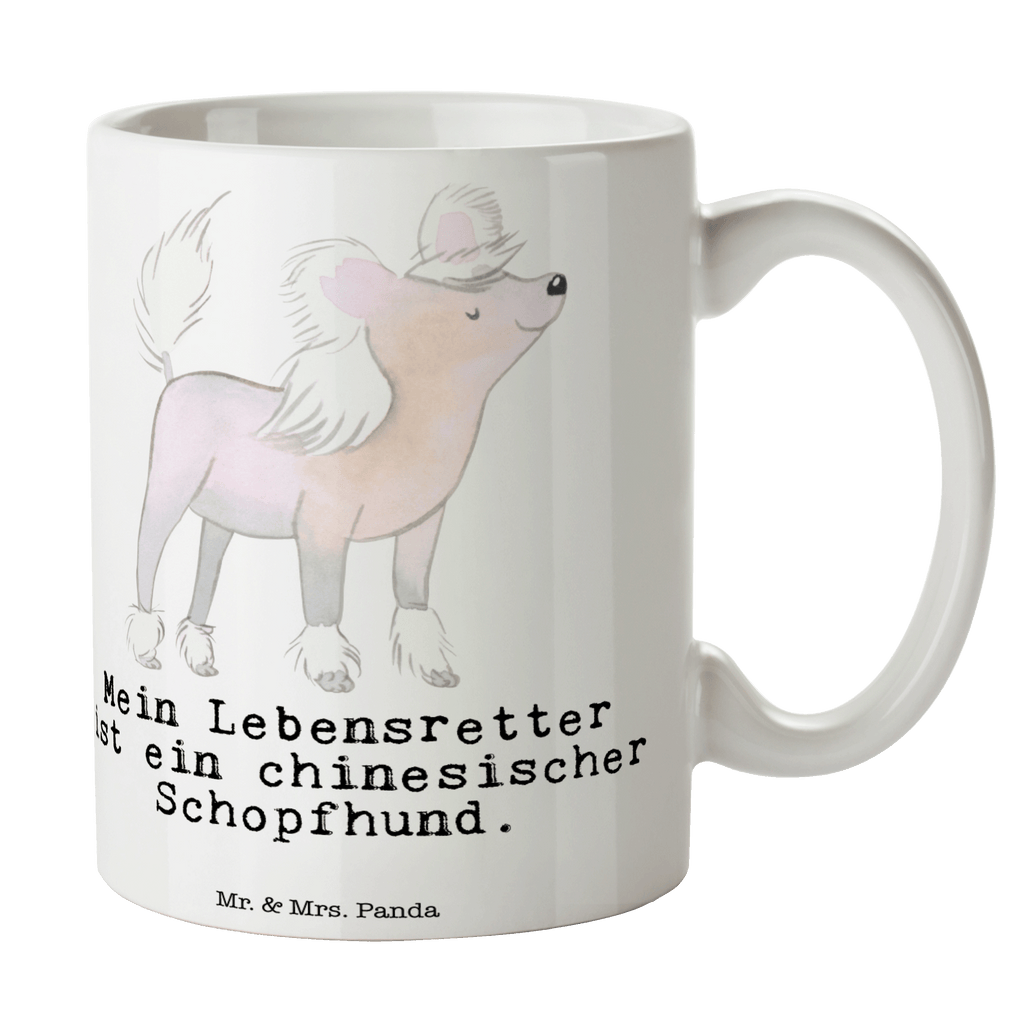 Tasse Chinesischer Schopfhund Lebensretter Tasse, Kaffeetasse, Teetasse, Becher, Kaffeebecher, Teebecher, Keramiktasse, Porzellantasse, Büro Tasse, Geschenk Tasse, Tasse Sprüche, Tasse Motive, Kaffeetassen, Tasse bedrucken, Designer Tasse, Cappuccino Tassen, Schöne Teetassen, Hund, Hunderasse, Rassehund, Hundebesitzer, Geschenk, Tierfreund, Schenken, Welpe, Chinesischer Schopfhund, Chinese Crested Dog