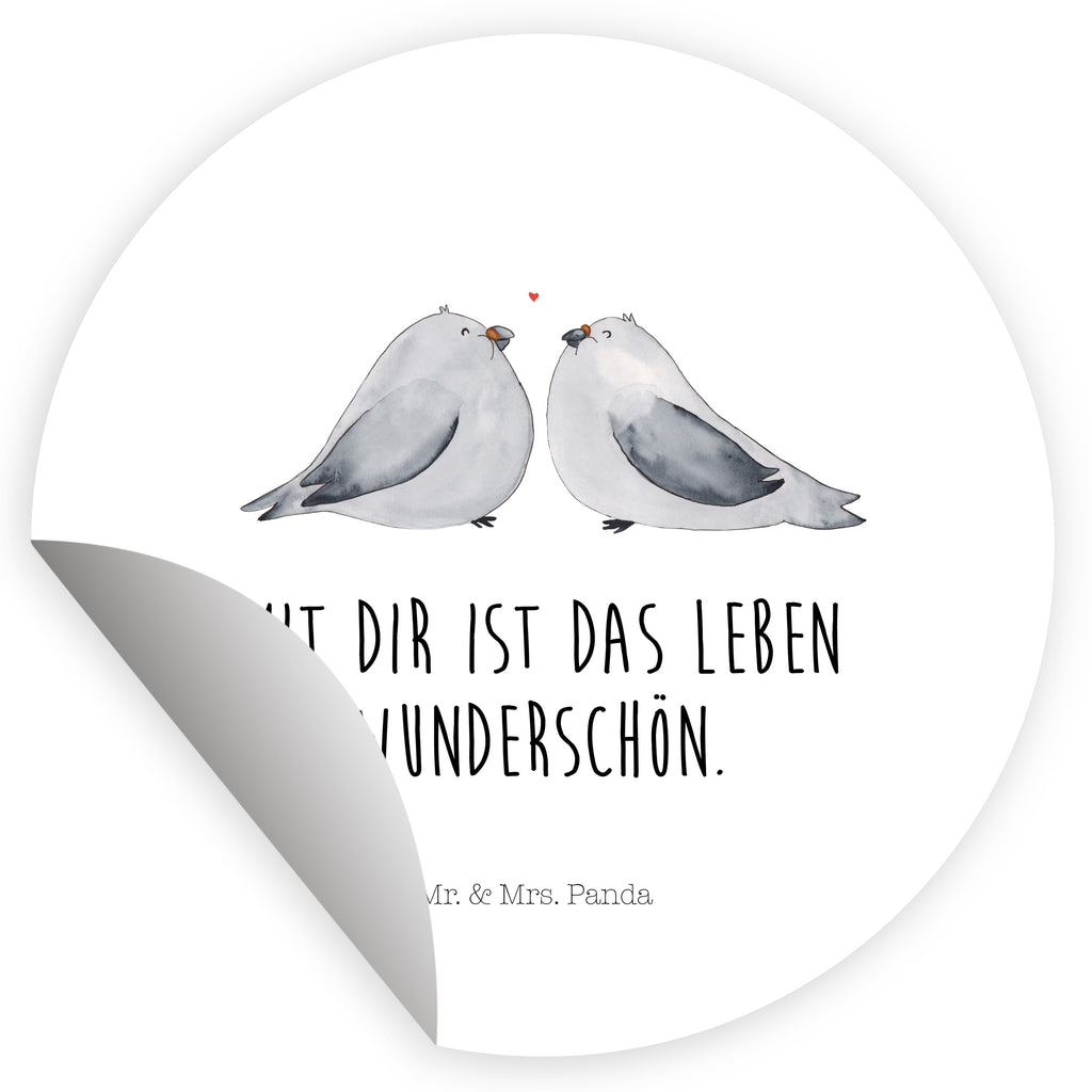 Rund Aufkleber Turteltauben Liebe Sticker, Aufkleber, Etikett, Liebe, Partner, Freund, Freundin, Ehemann, Ehefrau, Heiraten, Verlobung, Heiratsantrag, Liebesgeschenk, Jahrestag, Hocheitstag, Turteltauben, Turteltäubchen, Tauben, Verliebt, Verlobt, Verheiratet, Geschenk Freundin, Geschenk Freund, Liebesbeweis, Hochzeitstag, Geschenk Hochzeit