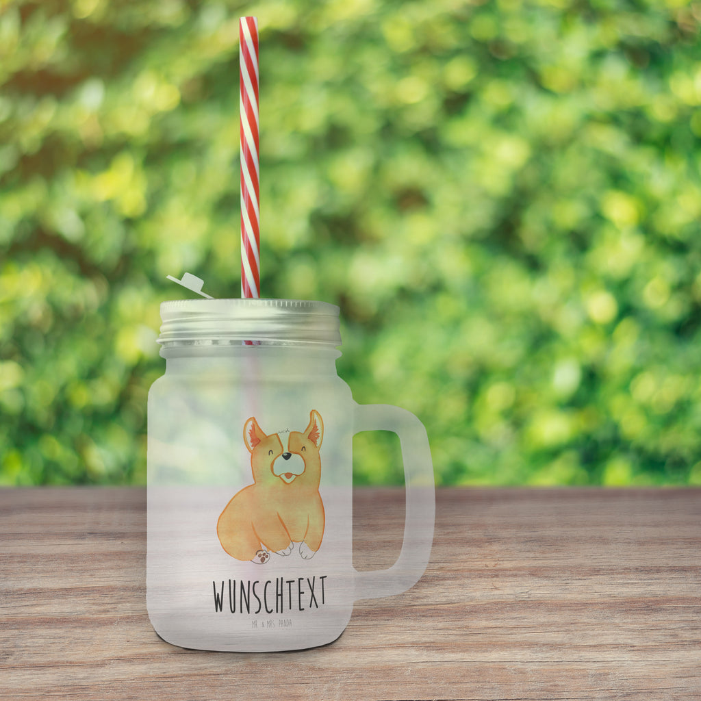 Personalisiertes Trinkglas Mason Jar Corgie Personalisiertes Mason Jar, Personalisiertes Glas, Personalisiertes Trinkglas, Personalisiertes Henkelglas, Personalisiertes Sommerglas, Personalisiertes Einmachglas, Personalisiertes Cocktailglas, Personalisiertes Cocktail-Glas, mit Namen, Wunschtext, Wunschnamen, Mason Jar selbst bedrucken, Wunschglas mit Namen, Bedrucktes Trinkglas, Geschenk mit Namen, Hund, Hundemotiv, Haustier, Hunderasse, Tierliebhaber, Hundebesitzer, Sprüche, Corgie, Welsh Corgie Pembroke, britisch, Motivation, Spruch, Hundespruch, Lebensfreude