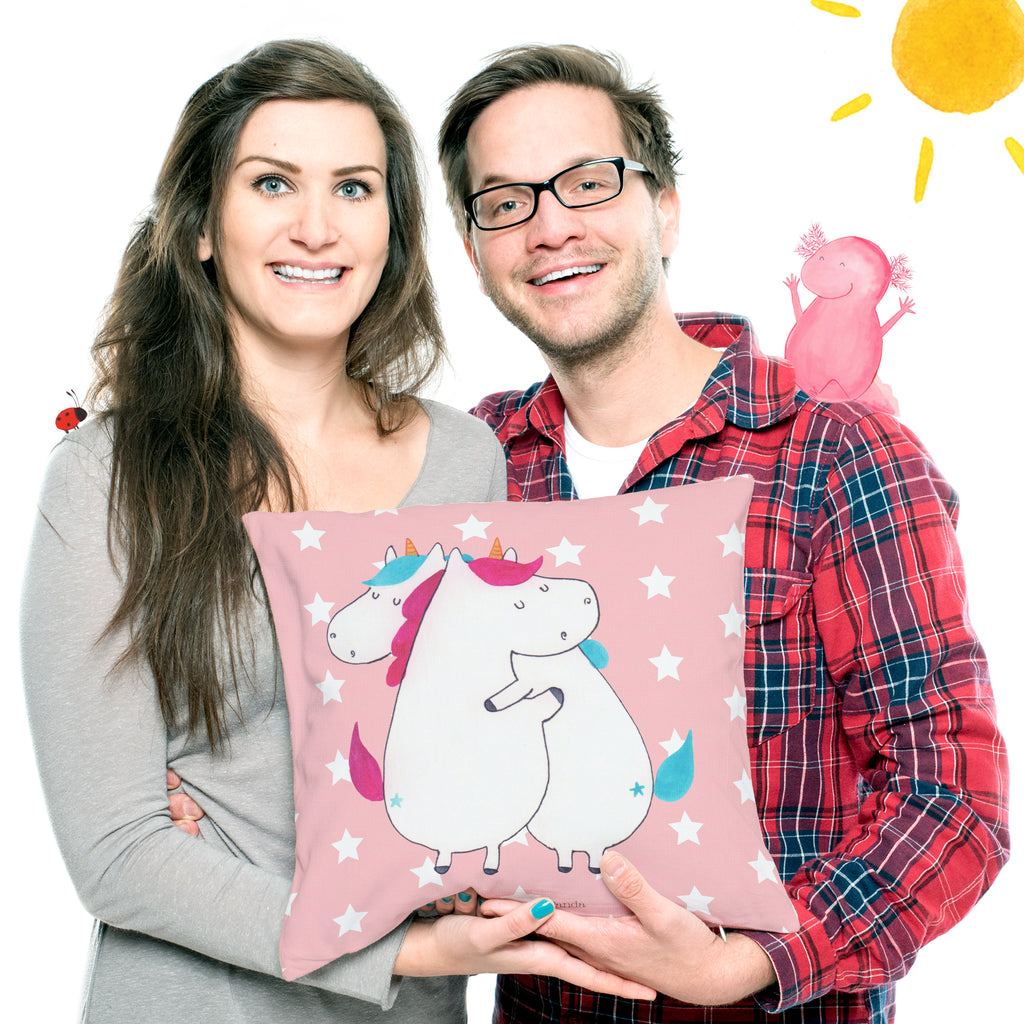 40x40 Kissen Einhörner Umarmen Kissenhülle, Kopfkissen, Sofakissen, Dekokissen, Motivkissen, Einhorn, Einhörner, Einhorn Deko, Pegasus, Unicorn, Freundinnen, Freundin, BFF, Schwester, Schwestern, Familie, Geschwister, Sister, Liebe