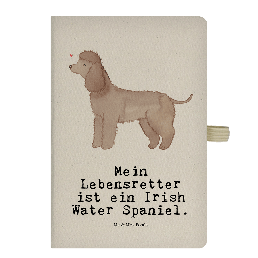 Baumwoll Notizbuch Irish Water Spaniel Lebensretter Notizen, Eintragebuch, Tagebuch, Notizblock, Adressbuch, Journal, Kladde, Skizzenbuch, Notizheft, Schreibbuch, Schreibheft, Hund, Hunderasse, Rassehund, Hundebesitzer, Geschenk, Tierfreund, Schenken, Welpe, Irish Water Spaniel, Jagdhund