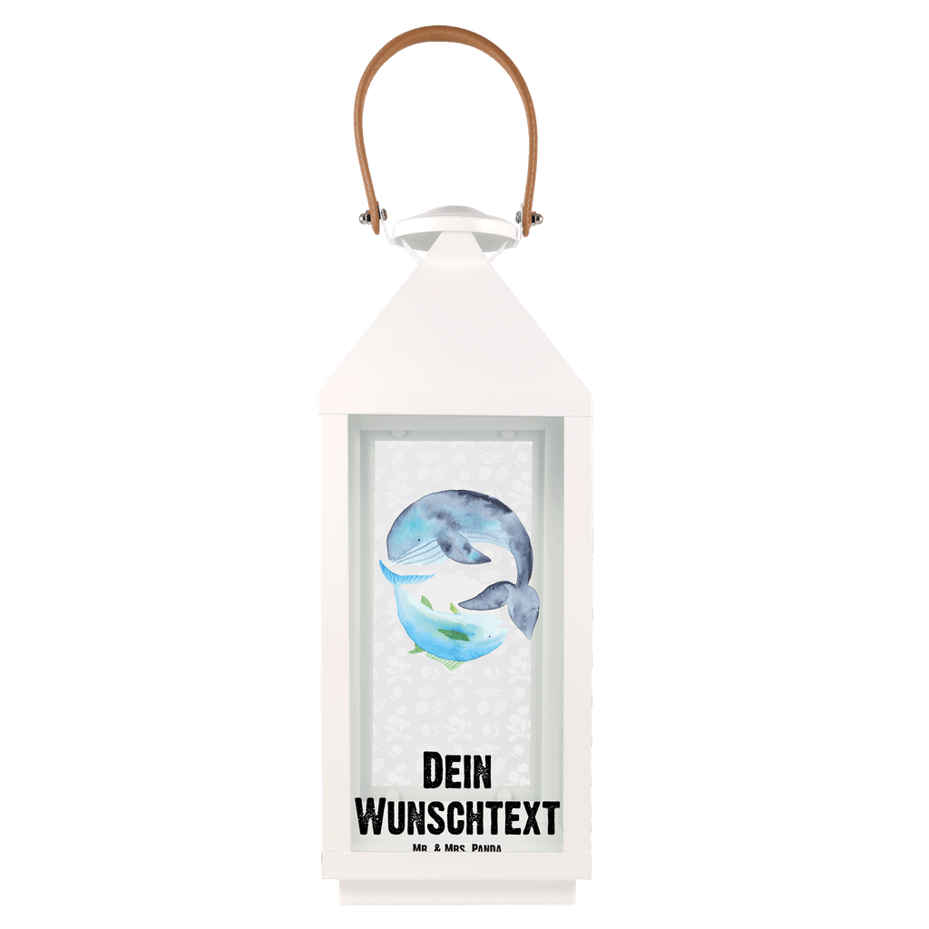 Personalisierte Deko Laterne Walfisch & Thunfisch Gartenlampe, Gartenleuchte, Gartendekoration, Gartenlicht, Laterne kleine Laternen, XXL Laternen, Laterne groß, Tiermotive, Gute Laune, lustige Sprüche, Tiere, Wal, Wahl, Tunfisch, Wortwitz lustig, Spruch lustig, Flachwitz, Witz, Spruch des Tages, Flachwitz Geschenk