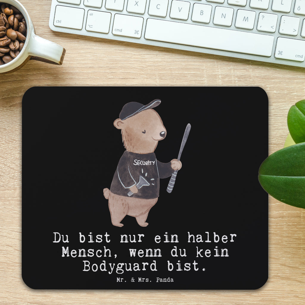 Mauspad Bodyguard mit Herz Mousepad, Computer zubehör, Büroausstattung, PC Zubehör, Arbeitszimmer, Mauspad, Einzigartiges Mauspad, Designer Mauspad, Mausunterlage, Mauspad Büro, Beruf, Ausbildung, Jubiläum, Abschied, Rente, Kollege, Kollegin, Geschenk, Schenken, Arbeitskollege, Mitarbeiter, Firma, Danke, Dankeschön, Bodyguard, Personenschützer