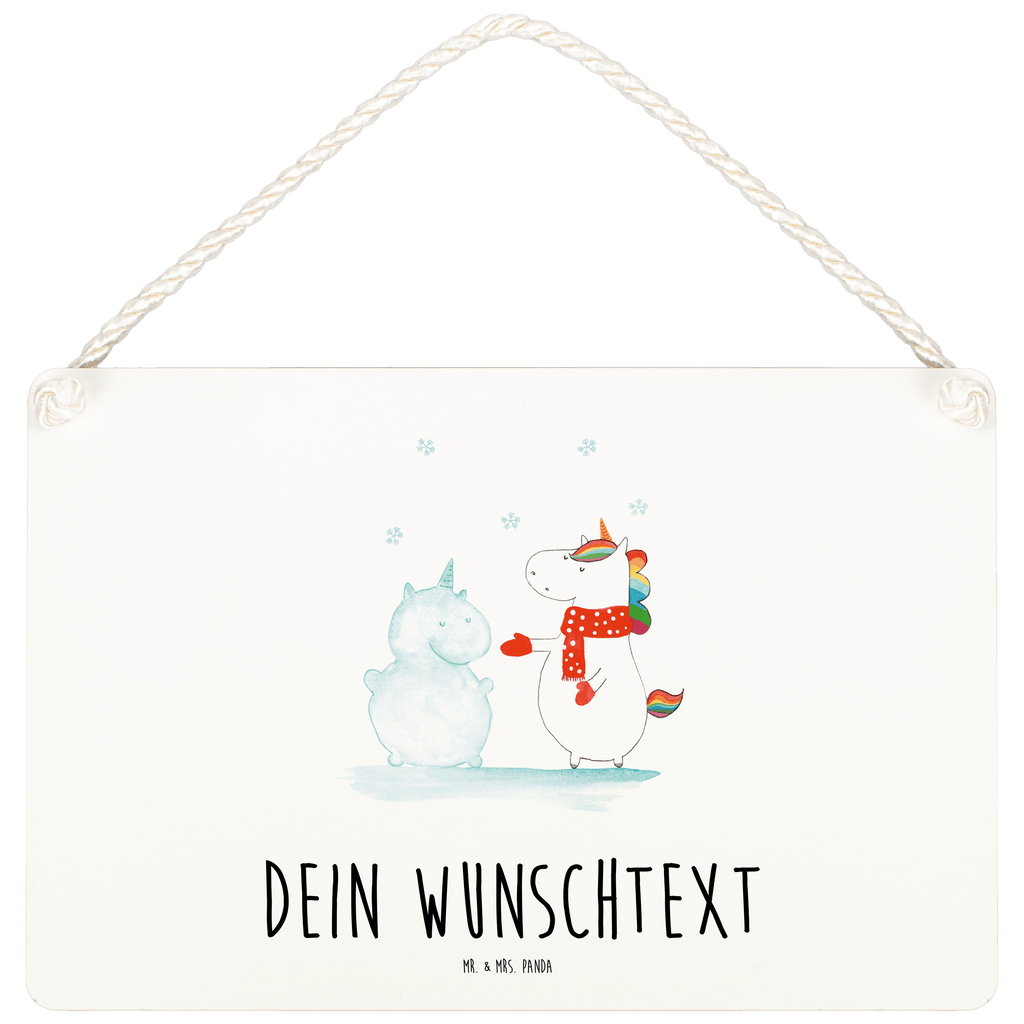 Personalisiertes Deko Schild Einhorn Schneemann Dekoschild, Deko Schild, Schild, Tür Schild, Türschild, Holzschild, Wandschild, Wanddeko, Einhorn, Einhörner, Einhorn Deko, Pegasus, Unicorn, Schneemann, Winter, Schnee, Kuchen, Weihnachten, kalt, Mütze, Handschuhe, X-Mas