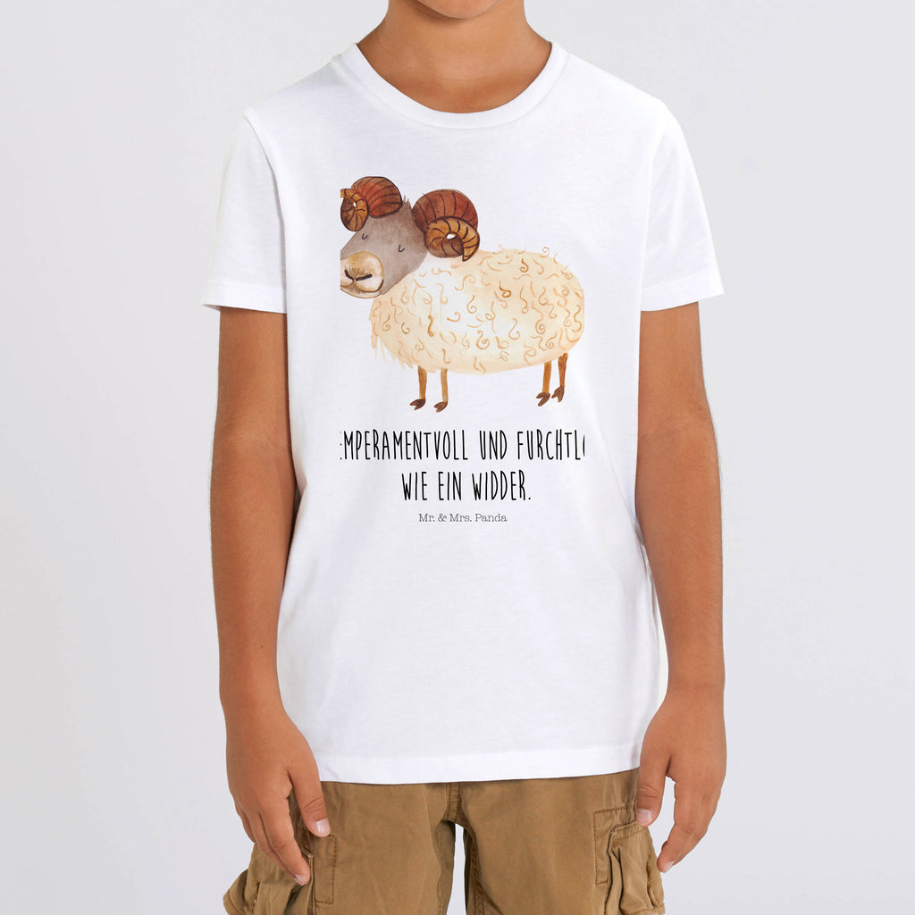 Organic Kinder T-Shirt Sternzeichen Widder Kinder T-Shirt, Kinder T-Shirt Mädchen, Kinder T-Shirt Jungen, Tierkreiszeichen, Sternzeichen, Horoskop, Astrologie, Aszendent, Widder Geschenk, Widder Sternzeichen, Geschenk März, Geschenk April, Geburtstag März, Geburtstag April, Bock, Schafbock