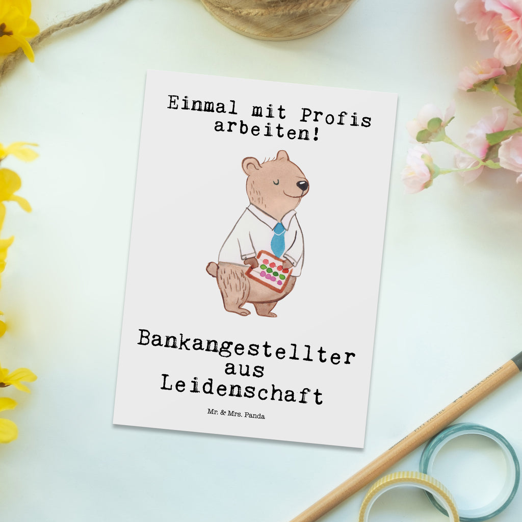 Postkarte Bankangestellter aus Leidenschaft Postkarte, Karte, Geschenkkarte, Grußkarte, Einladung, Ansichtskarte, Geburtstagskarte, Einladungskarte, Dankeskarte, Ansichtskarten, Einladung Geburtstag, Einladungskarten Geburtstag, Beruf, Ausbildung, Jubiläum, Abschied, Rente, Kollege, Kollegin, Geschenk, Schenken, Arbeitskollege, Mitarbeiter, Firma, Danke, Dankeschön, Bankangestellter, Bankfachmann, Bänker, Bankberater