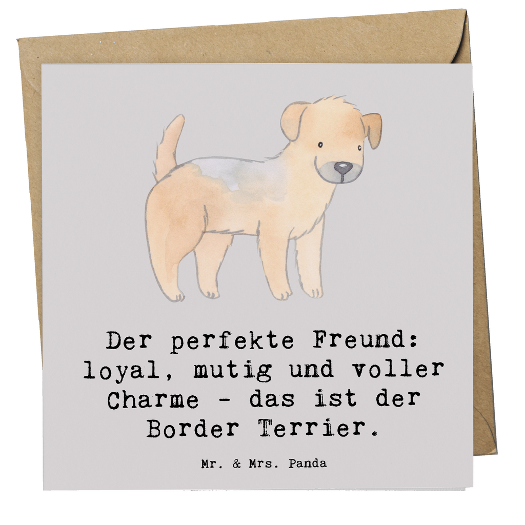 Deluxe Karte Border Terrier Freund Karte, Grußkarte, Klappkarte, Einladungskarte, Glückwunschkarte, Hochzeitskarte, Geburtstagskarte, Hochwertige Grußkarte, Hochwertige Klappkarte, Hund, Hunderasse, Rassehund, Hundebesitzer, Geschenk, Tierfreund, Schenken, Welpe