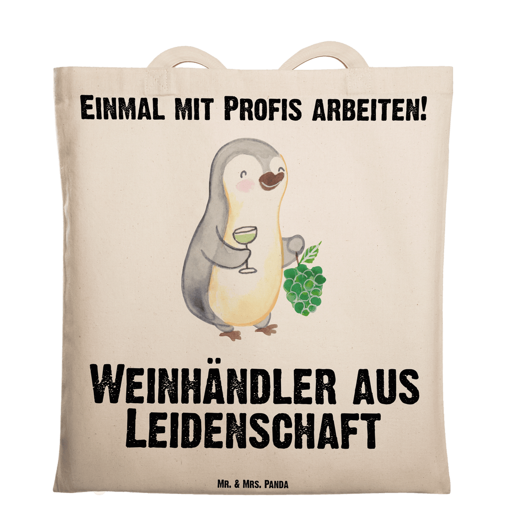 Tragetasche Weinhändler aus Leidenschaft Beuteltasche, Beutel, Einkaufstasche, Jutebeutel, Stoffbeutel, Tasche, Shopper, Umhängetasche, Strandtasche, Schultertasche, Stofftasche, Tragetasche, Badetasche, Jutetasche, Einkaufstüte, Laptoptasche, Beruf, Ausbildung, Jubiläum, Abschied, Rente, Kollege, Kollegin, Geschenk, Schenken, Arbeitskollege, Mitarbeiter, Firma, Danke, Dankeschön