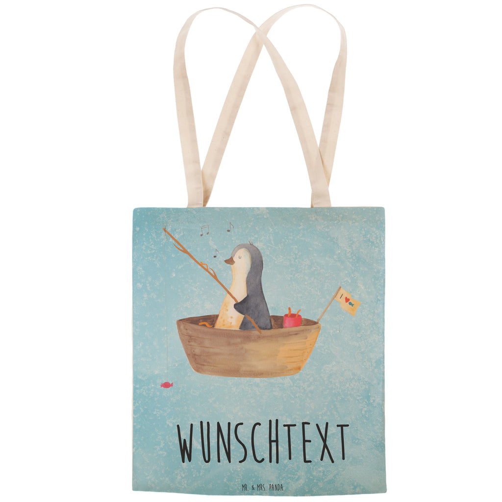 Personalisierte Einkaufstasche Pinguin Angelboot Personalisierte Tragetasche, Personalisierte Tasche, Personalisierter Beutel, Personalisierte Stofftasche, Personalisierte Baumwolltasche, Personalisierte Umhängetasche, Personalisierter Shopper, Personalisierte Einkaufstasche, Personalisierte Beuteltasche, Tragetasche mit Namen, Tasche mit Namen, Beutel mit Namen, Stofftasche mit Namen, Baumwolltasche mit Namen, Umhängetasche mit Namen, Shopper mit Namen, Einkaufstasche mit Namen, Beuteltasche, Wunschtext, Wunschnamen, Personalisierbar, Personalisierung, Pinguin, Pinguine, Angeln, Boot, Angelboot, Lebenslust, Leben, genießen, Motivation, Neustart, Neuanfang, Trennung, Scheidung, Geschenkidee Liebeskummer