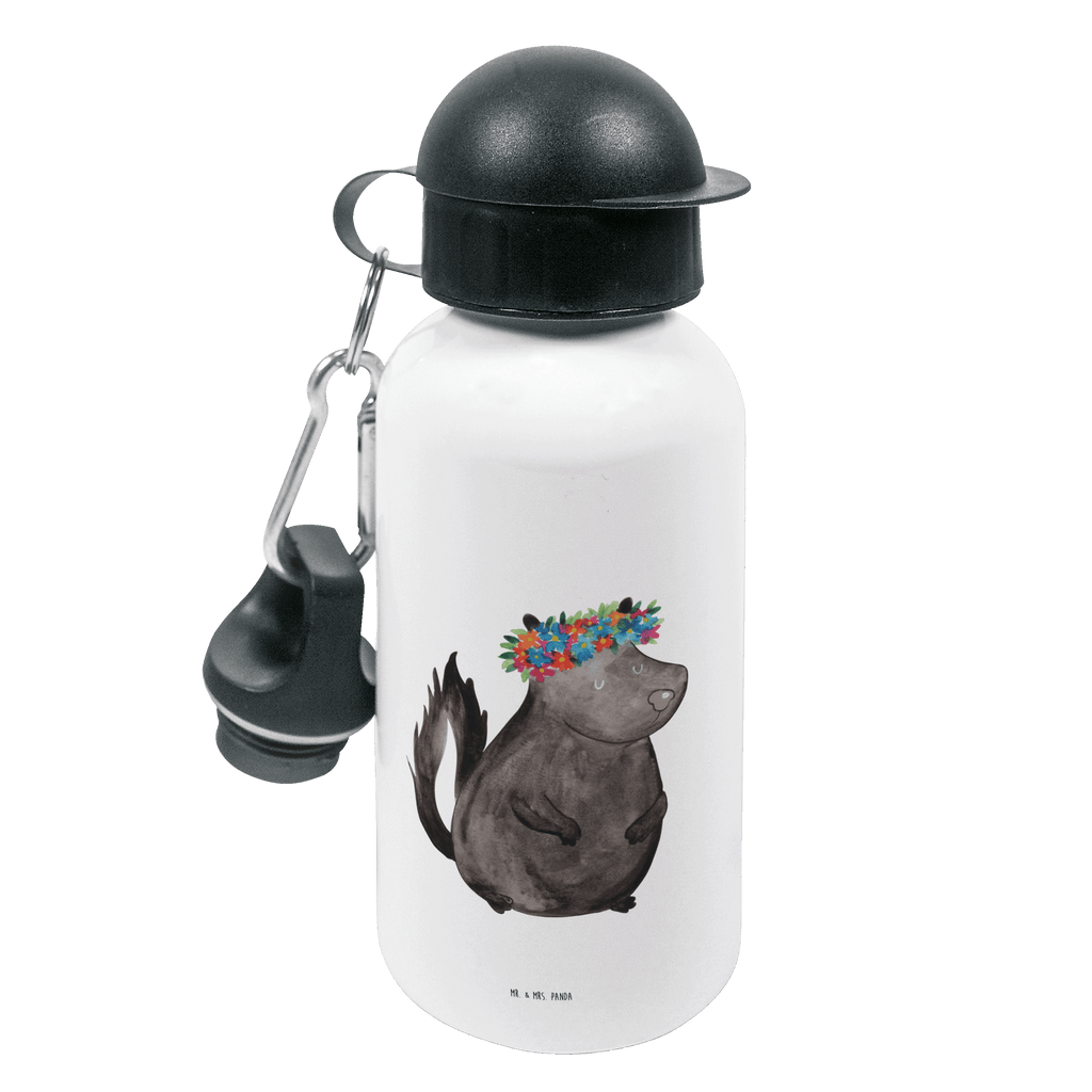 Kindertrinkflasche Stinktier Mädchen Kindertrinkflasche, Kinder Trinkflasche, Trinkflasche, Flasche, Kinderflasche, Kinder, Kids, Kindergarten Flasche, Grundschule, Jungs, Mädchen, Stinktier, Skunk, Wildtier, Raubtier, Stinker, Stinki, Yoga, Namaste, Lebe, Liebe, Lache