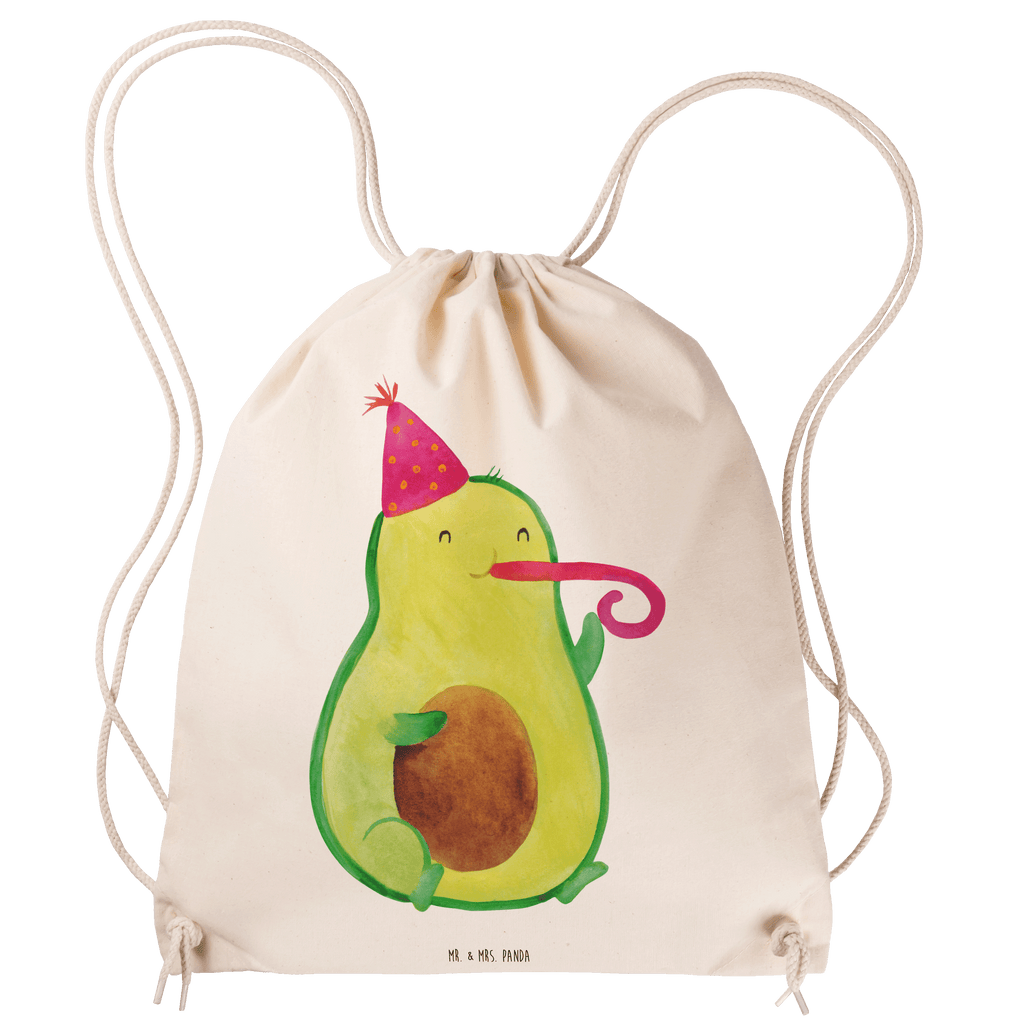 Sportbeutel Avocado Feier Sportbeutel, Turnbeutel, Beutel, Sporttasche, Tasche, Stoffbeutel, Sportbeutel Kinder, Gymsack, Beutel Rucksack, Kleine Sporttasche, Sportzubehör, Turnbeutel Baumwolle, Avocado, Veggie, Vegan, Gesund, Party, Feierlichkeit, Feier, Fete, Geburtstag, Gute Laune, Tröte