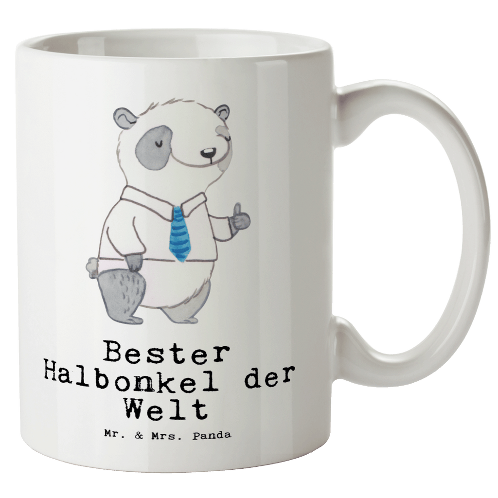 XL Tasse Panda Bester Halbonkel der Welt XL Tasse, Große Tasse, Grosse Kaffeetasse, XL Becher, XL Teetasse, spülmaschinenfest, Jumbo Tasse, Groß, für, Dankeschön, Geschenk, Schenken, Geburtstag, Geburtstagsgeschenk, Geschenkidee, Danke, Bedanken, Mitbringsel, Freude machen, Geschenktipp, Onkel, bester Onkel, Halbonkel, Stiefonkel, Stief, Stiefgeschwister, Familie, Kleinigkeit