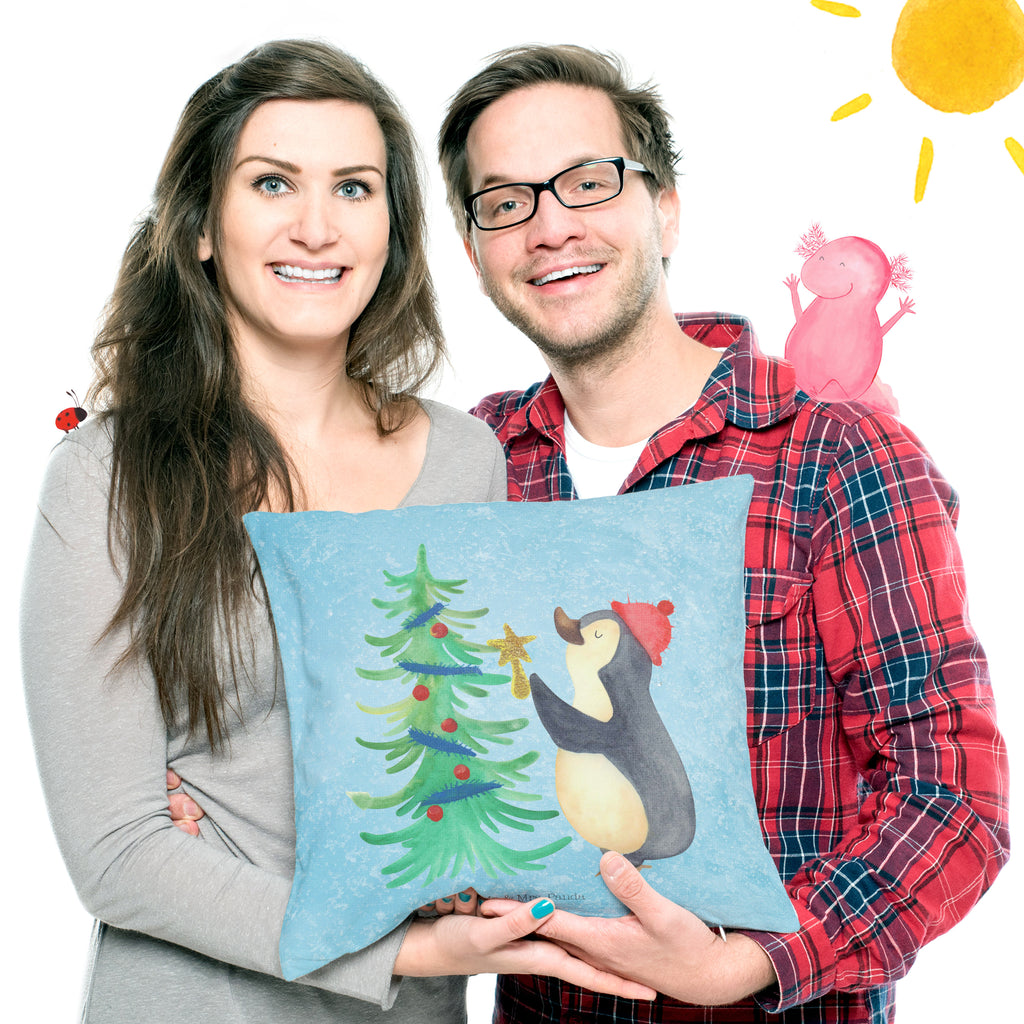 40x40 Kissen Pinguin Weihnachtsbaum Kissenhülle, Kopfkissen, Sofakissen, Dekokissen, Motivkissen, sofakissen, sitzkissen, Kissen, Kissenbezüge, Kissenbezug 40x40, Kissen 40x40, Kissenhülle 40x40, Zierkissen, Couchkissen, Dekokissen Sofa, Sofakissen 40x40, Dekokissen 40x40, Kopfkissen 40x40, Kissen 40x40 Waschbar, Winter, Weihnachten, Weihnachtsdeko, Nikolaus, Advent, Heiligabend, Wintermotiv, Pinguin