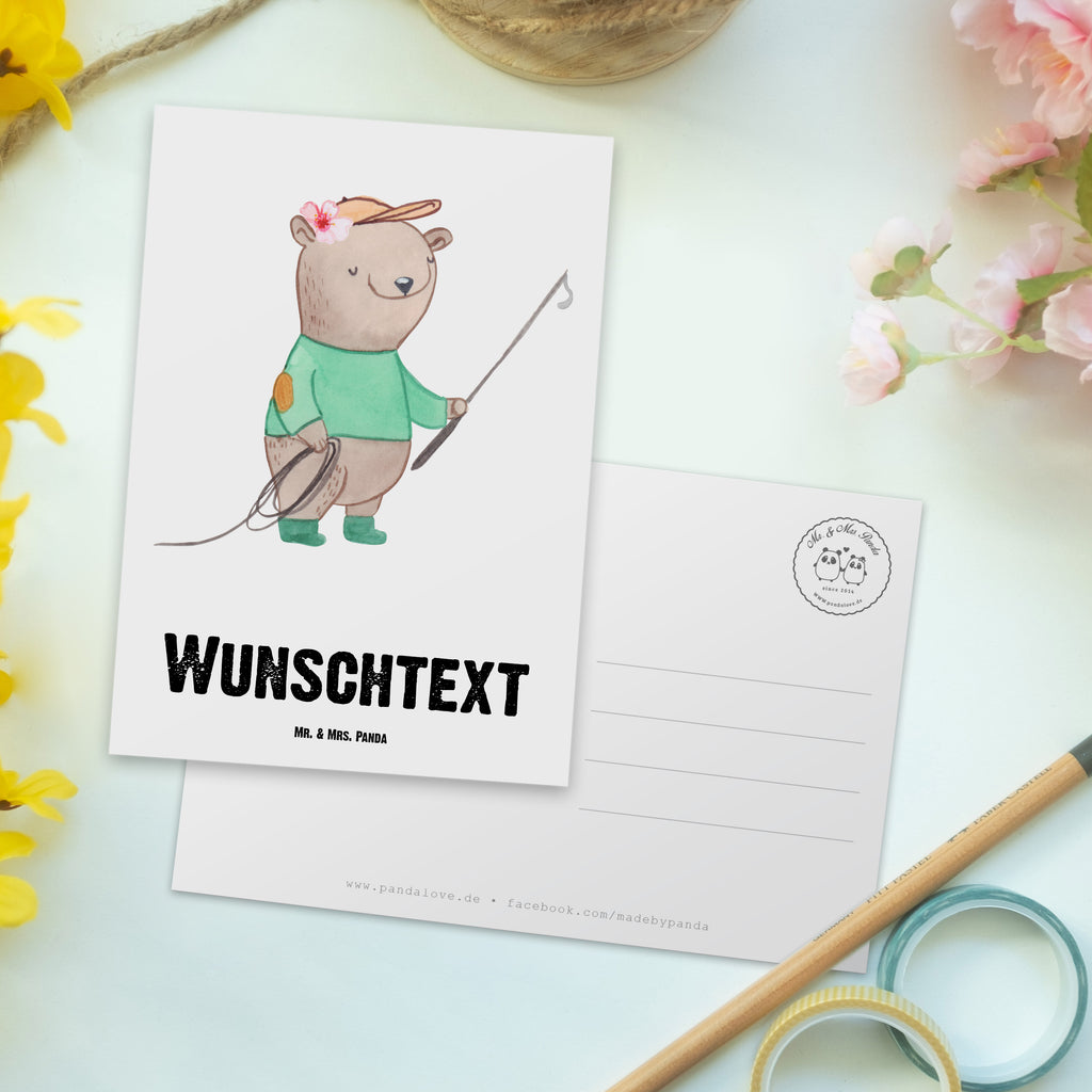 Personalisierte Postkarte Reitlehrerin mit Herz Postkarte mit Namen, Postkarte bedrucken, Postkarte mit Wunschtext, Postkarte personalisierbar, Geschenkkarte mit Namen, Grußkarte mit Namen, Karte mit Namen, Einladung mit Namen, Ansichtskarte mit Namen, Geschenkkarte mit Wunschtext, Grußkarte mit Wunschtext, Karte mit Wunschtext, Einladung mit Wunschtext, Ansichtskarte mit Wunschtext, Beruf, Ausbildung, Jubiläum, Abschied, Rente, Kollege, Kollegin, Geschenk, Schenken, Arbeitskollege, Mitarbeiter, Firma, Danke, Dankeschön