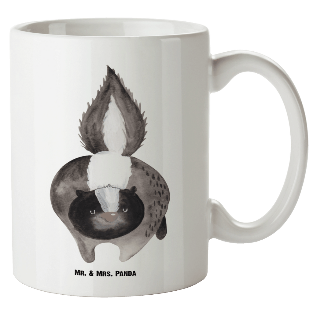 XL Tasse Stinktier Angriff XL Tasse, Große Tasse, Grosse Kaffeetasse, XL Becher, XL Teetasse, spülmaschinenfest, Jumbo Tasse, Groß, Stinktier, Skunk, Wildtier, Raubtier, Stinker, Stinki, wütend, Drohung