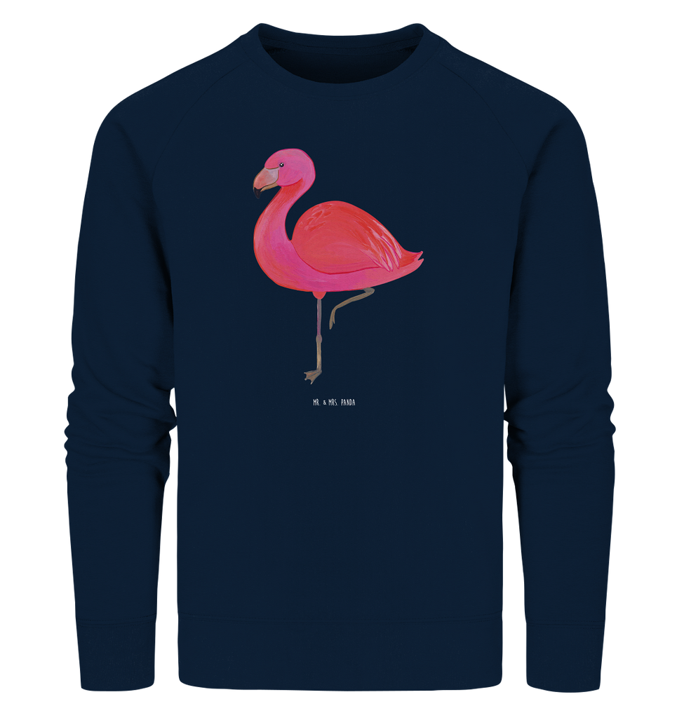 Organic Pullover Flamingo classic Pullover, Pullover Männer, Pullover Frauen, Sweatshirt, Sweatshirt Männer, Sweatshirt Frauen, Unisex, Flamingo, Einzigartig, Selbstliebe, Stolz, ich, für mich, Spruch, Freundin, Freundinnen, Außenseiter, Sohn, Tochter, Geschwister