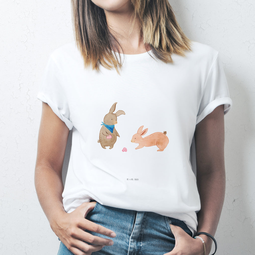 T-Shirt Standard Hasen Muschel T-Shirt, Shirt, Tshirt, Lustiges T-Shirt, T-Shirt mit Spruch, Party, Junggesellenabschied, Jubiläum, Geburstag, Herrn, Damen, Männer, Frauen, Schlafshirt, Nachthemd, Sprüche, Familie, Vatertag, Muttertag, Bruder, Schwester, Mama, Papa, Oma, Opa, Hasen, beste Freundin, Freundin, Freundinnen, best friends, BFF, Muscheln sammeln, Muscheln, Meer