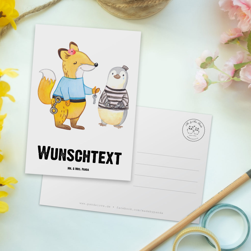 Personalisierte Postkarte Justizvollzugsbeamte mit Herz Postkarte mit Namen, Postkarte bedrucken, Postkarte mit Wunschtext, Postkarte personalisierbar, Geschenkkarte mit Namen, Grußkarte mit Namen, Karte mit Namen, Einladung mit Namen, Ansichtskarte mit Namen, Geschenkkarte mit Wunschtext, Grußkarte mit Wunschtext, Karte mit Wunschtext, Einladung mit Wunschtext, Ansichtskarte mit Wunschtext, Beruf, Ausbildung, Jubiläum, Abschied, Rente, Kollege, Kollegin, Geschenk, Schenken, Arbeitskollege, Mitarbeiter, Firma, Danke, Dankeschön, Gefängniswärterin, Justizvollzugsbeamte