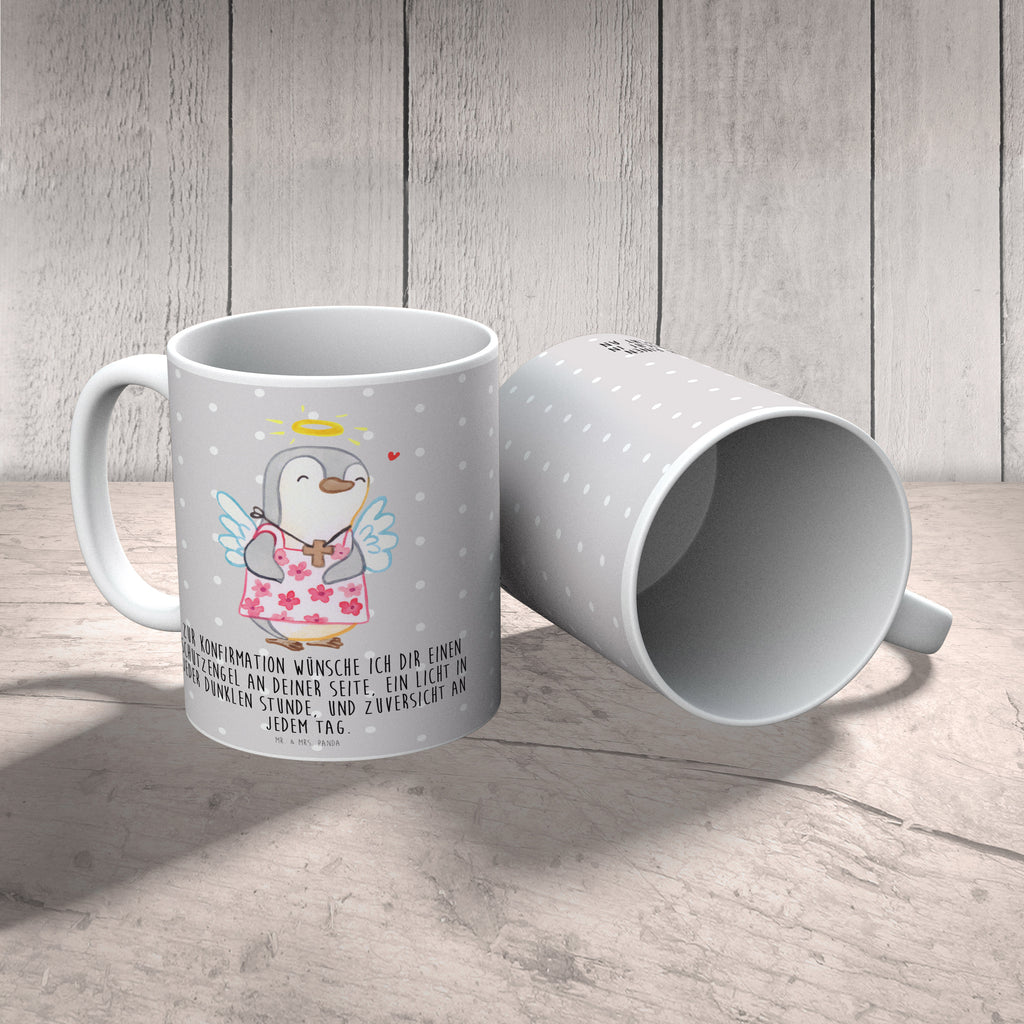 Tasse Pinguin Konfirmation Tasse, Kaffeetasse, Teetasse, Becher, Kaffeebecher, Teebecher, Keramiktasse, Porzellantasse, Büro Tasse, Geschenk Tasse, Tasse Sprüche, Tasse Motive, Kaffeetassen, Tasse bedrucken, Designer Tasse, Cappuccino Tassen, Schöne Teetassen, Konfirmation, Kommunion, Jugendweihe, Konfirmation Geschenk, Schutzengel, Zuversicht, Vertrauen