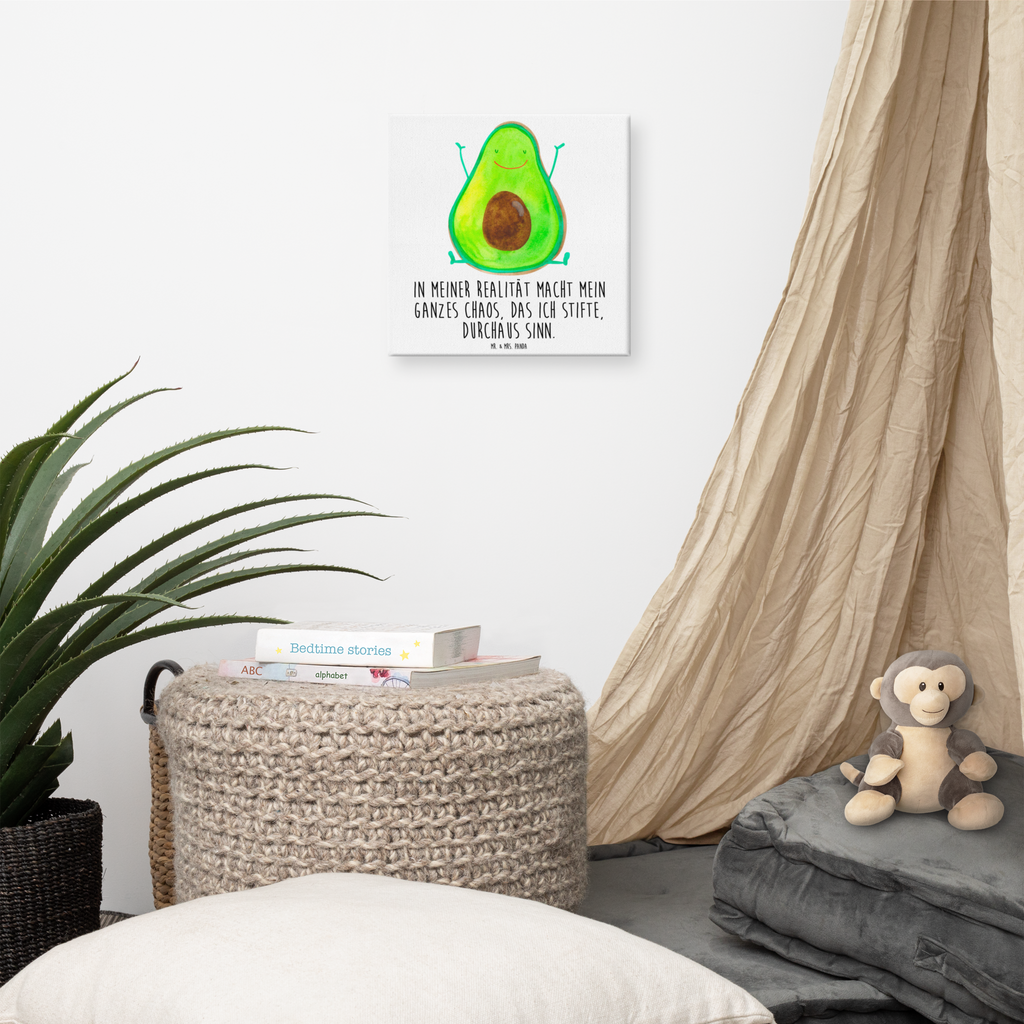 Leinwand Bild Avocado Happy Leinwand, Bild, Kunstdruck, Wanddeko, Dekoration, Avocado, Veggie, Vegan, Gesund, Chaos