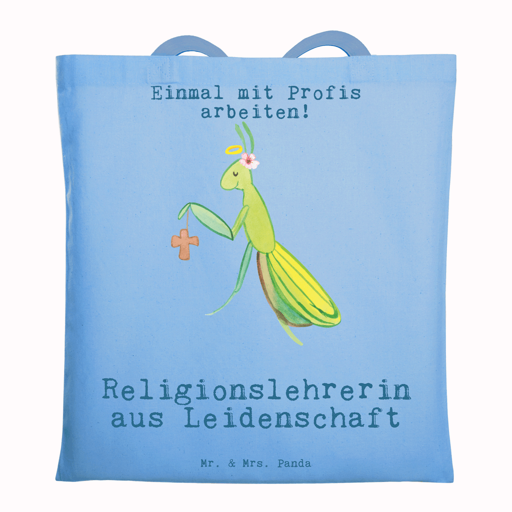 Tragetasche Religionslehrerin aus Leidenschaft Beuteltasche, Beutel, Einkaufstasche, Jutebeutel, Stoffbeutel, Tasche, Shopper, Umhängetasche, Strandtasche, Schultertasche, Stofftasche, Tragetasche, Badetasche, Jutetasche, Einkaufstüte, Laptoptasche, Beruf, Ausbildung, Jubiläum, Abschied, Rente, Kollege, Kollegin, Geschenk, Schenken, Arbeitskollege, Mitarbeiter, Firma, Danke, Dankeschön, Religionslehrerin, Reli Lehrerin, Schule, Grundschule