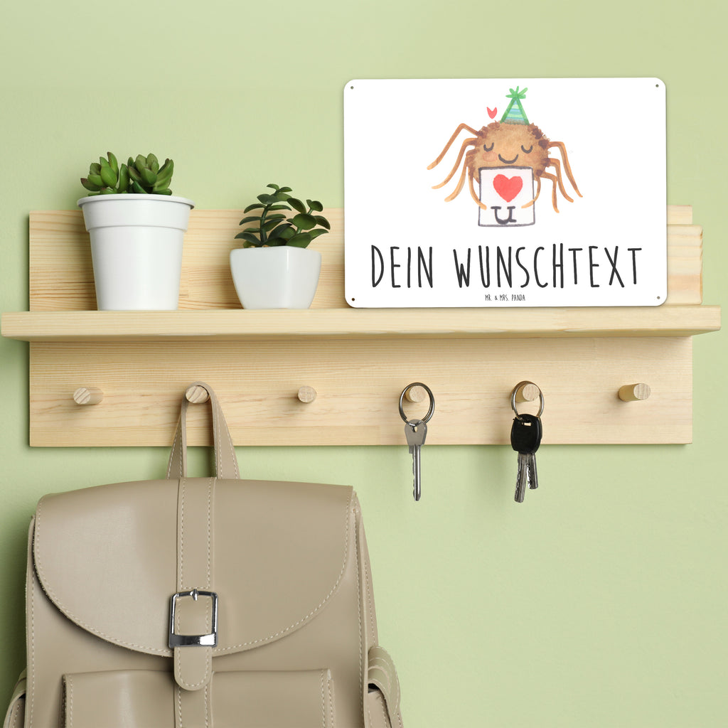 Personalisiertes Blechschild Spinne Agathe Brief Blechschild, Metallschild, Geschenk Schild, Schild, Magnet-Metall-Schild, Deko Schild, Wandschild, Wand-Dekoration, Türschild, Spinne Agathe, Spinne, Agathe, Videos, Merchandise, Liebesbeweis, Ich Liebe dich, Heiratsantrag, Verliebt, Liebespaar, Liebesgeschenk, Treuebeweis, Treuetest