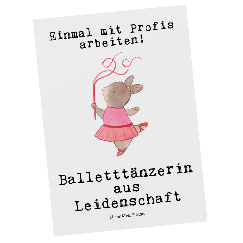 Postkarte Balletttänzerin aus Leidenschaft Postkarte, Karte, Geschenkkarte, Grußkarte, Einladung, Ansichtskarte, Geburtstagskarte, Einladungskarte, Dankeskarte, Ansichtskarten, Einladung Geburtstag, Einladungskarten Geburtstag, Beruf, Ausbildung, Jubiläum, Abschied, Rente, Kollege, Kollegin, Geschenk, Schenken, Arbeitskollege, Mitarbeiter, Firma, Danke, Dankeschön, Balletttänzerin, Ballerina, Ballett, Glücksbringer Auftritt, Ballettaufführung, Ballettunterricht, Ballettstunden