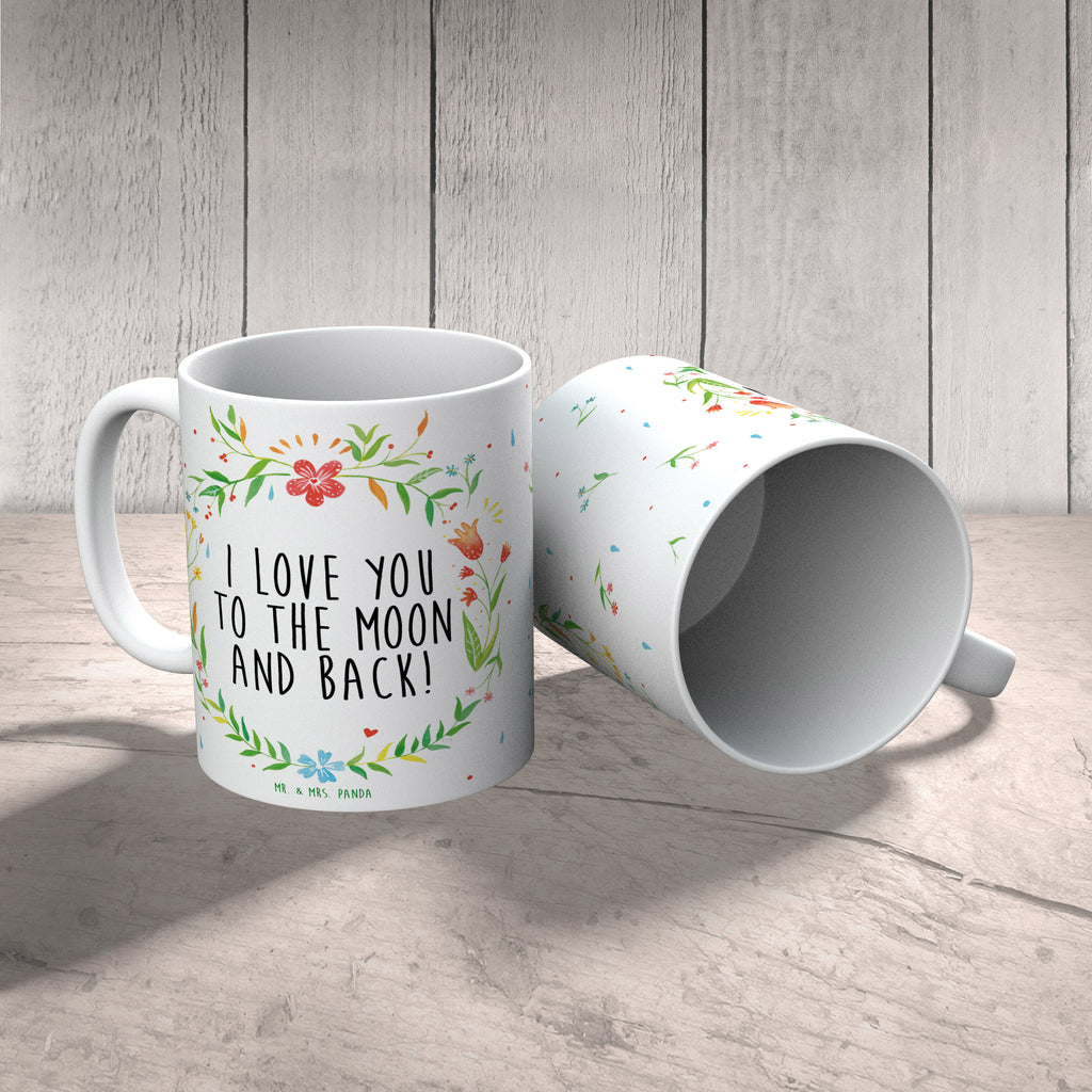 Tasse Design Frame Barfuß Wiese I love you to the moon and back! Tasse, Kaffeetasse, Teetasse, Becher, Kaffeebecher, Teebecher, Keramiktasse, Porzellantasse, Büro Tasse, Geschenk Tasse, Tasse Sprüche, Tasse Motive, Kaffeetassen, Tasse bedrucken, Designer Tasse, Cappuccino Tassen, Schöne Teetassen, Geschenk