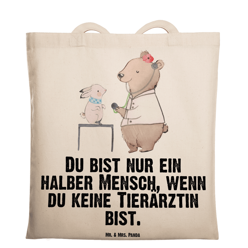 Tragetasche Tierärztin mit Herz Beuteltasche, Beutel, Einkaufstasche, Jutebeutel, Stoffbeutel, Tasche, Shopper, Umhängetasche, Strandtasche, Schultertasche, Stofftasche, Tragetasche, Badetasche, Jutetasche, Einkaufstüte, Laptoptasche, Beruf, Ausbildung, Jubiläum, Abschied, Rente, Kollege, Kollegin, Geschenk, Schenken, Arbeitskollege, Mitarbeiter, Firma, Danke, Dankeschön