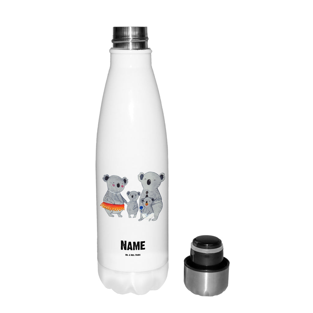 Personalisierte Thermosflasche Koala Familie Personalisierte Isolierflasche, Personalisierte Thermoflasche, Personalisierte Trinkflasche, Trinkflasche Mit Namen, Wunschname, Bedrucken, Namensflasche, Familie, Vatertag, Muttertag, Bruder, Schwester, Mama, Papa, Oma, Opa, Koala, Koalas, Family, Kinder, Geschwister, Familienleben