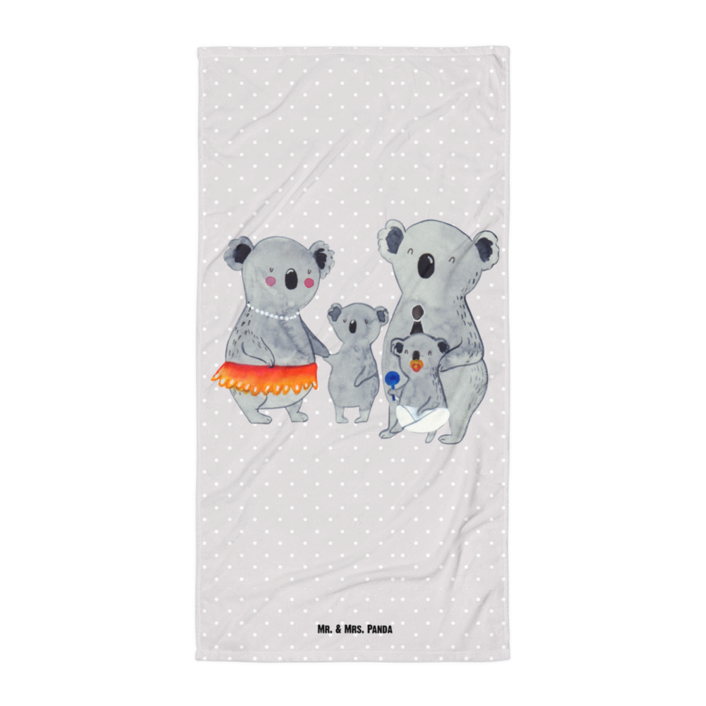 XL Badehandtuch Koala Familie Handtuch, Badetuch, Duschtuch, Strandtuch, Saunatuch, Familie, Vatertag, Muttertag, Bruder, Schwester, Mama, Papa, Oma, Opa, Koala, Koalas, Family, Kinder, Geschwister, Familienleben