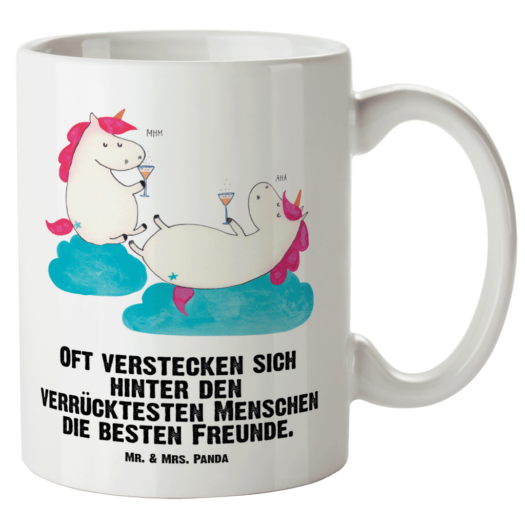 XL Tasse Einhörner Sekt XL Tasse, Große Tasse, Grosse Kaffeetasse, XL Becher, XL Teetasse, spülmaschinenfest, Jumbo Tasse, Groß, Einhorn, Einhörner, Einhorn Deko, Pegasus, Unicorn, Freundinnen, Freundin, BFF, Sekt, Mädelsabend, Spaß, Party, Korken, Anstoßen, Beste