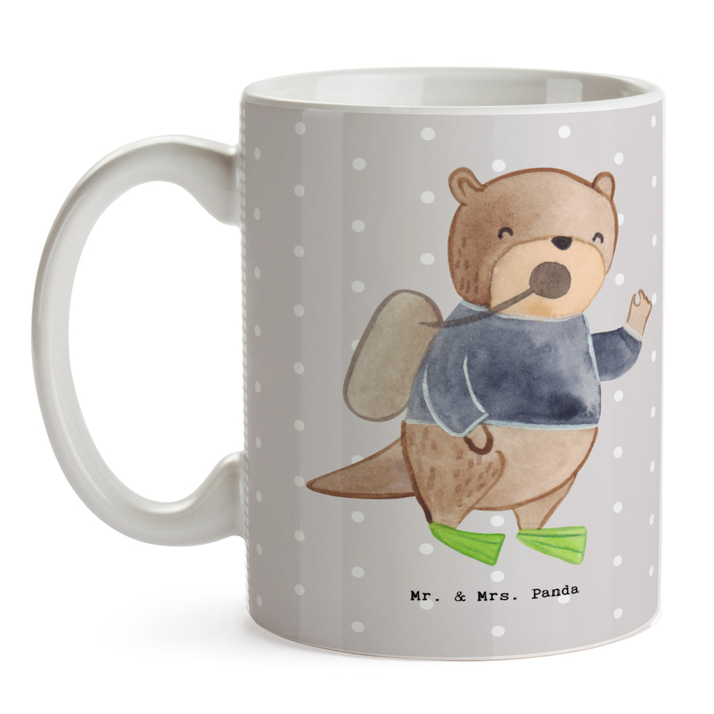 Tasse Tauchlehrer mit Herz Tasse, Kaffeetasse, Teetasse, Becher, Kaffeebecher, Teebecher, Keramiktasse, Porzellantasse, Büro Tasse, Geschenk Tasse, Tasse Sprüche, Tasse Motive, Kaffeetassen, Tasse bedrucken, Designer Tasse, Cappuccino Tassen, Schöne Teetassen, Beruf, Ausbildung, Jubiläum, Abschied, Rente, Kollege, Kollegin, Geschenk, Schenken, Arbeitskollege, Mitarbeiter, Firma, Danke, Dankeschön