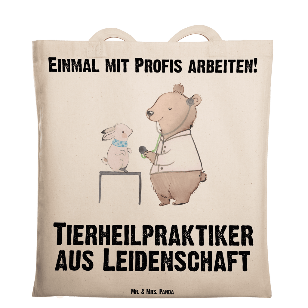 Tragetasche Tierheilpraktiker aus Leidenschaft Beuteltasche, Beutel, Einkaufstasche, Jutebeutel, Stoffbeutel, Tasche, Shopper, Umhängetasche, Strandtasche, Schultertasche, Stofftasche, Tragetasche, Badetasche, Jutetasche, Einkaufstüte, Laptoptasche, Beruf, Ausbildung, Jubiläum, Abschied, Rente, Kollege, Kollegin, Geschenk, Schenken, Arbeitskollege, Mitarbeiter, Firma, Danke, Dankeschön