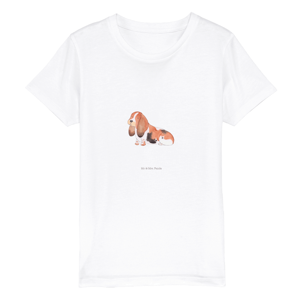 Organic Kinder T-Shirt Hund Basset Hound Kinder T-Shirt, Kinder T-Shirt Mädchen, Kinder T-Shirt Jungen, Hund, Hundemotiv, Haustier, Hunderasse, Tierliebhaber, Hundebesitzer, Sprüche, Basset Hound, Basset, Hundeliebe, kinderlos