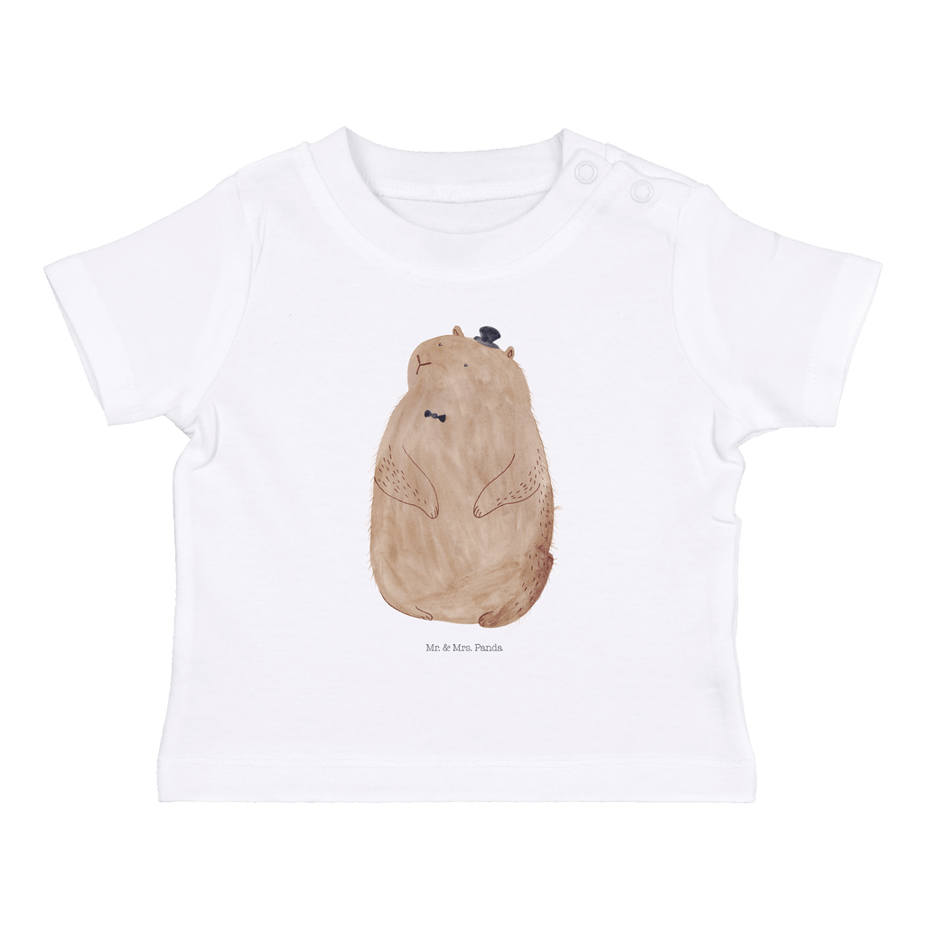 Organic Baby Shirt Murmeltier Baby T-Shirt, Jungen Baby T-Shirt, Mädchen Baby T-Shirt, Shirt, Tiermotive, Gute Laune, lustige Sprüche, Tiere, Murmeltier, Knigge, Fröhlichkeit, Freundlichkeit, Respekt, Anstand