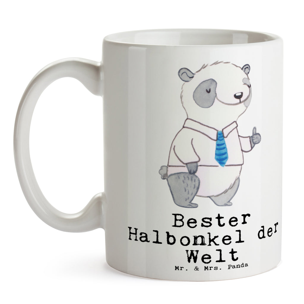 Tasse Panda Bester Halbonkel der Welt Tasse, Kaffeetasse, Teetasse, Becher, Kaffeebecher, Teebecher, Keramiktasse, Porzellantasse, Büro Tasse, Geschenk Tasse, Tasse Sprüche, Tasse Motive, Kaffeetassen, Tasse bedrucken, Designer Tasse, Cappuccino Tassen, Schöne Teetassen, für, Dankeschön, Geschenk, Schenken, Geburtstag, Geburtstagsgeschenk, Geschenkidee, Danke, Bedanken, Mitbringsel, Freude machen, Geschenktipp, Onkel, bester Onkel, Halbonkel, Stiefonkel, Stief, Stiefgeschwister, Familie, Kleinigkeit