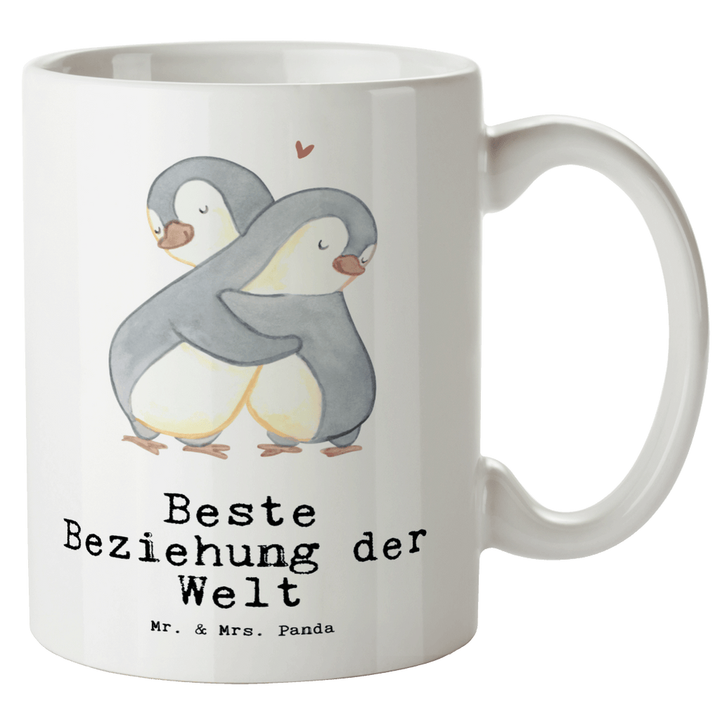 XL Tasse Pinguin Beste Beziehung der Welt XL Tasse, Große Tasse, Grosse Kaffeetasse, XL Becher, XL Teetasse, spülmaschinenfest, Jumbo Tasse, Groß, für, Dankeschön, Geschenk, Schenken, Geburtstag, Geburtstagsgeschenk, Geschenkidee, Danke, Bedanken, Mitbringsel, Freude machen, Geschenktipp, Beziehung, Zusammen sein, Miteinander gehen, Liebe, Verlieb, Liebesgeschenk