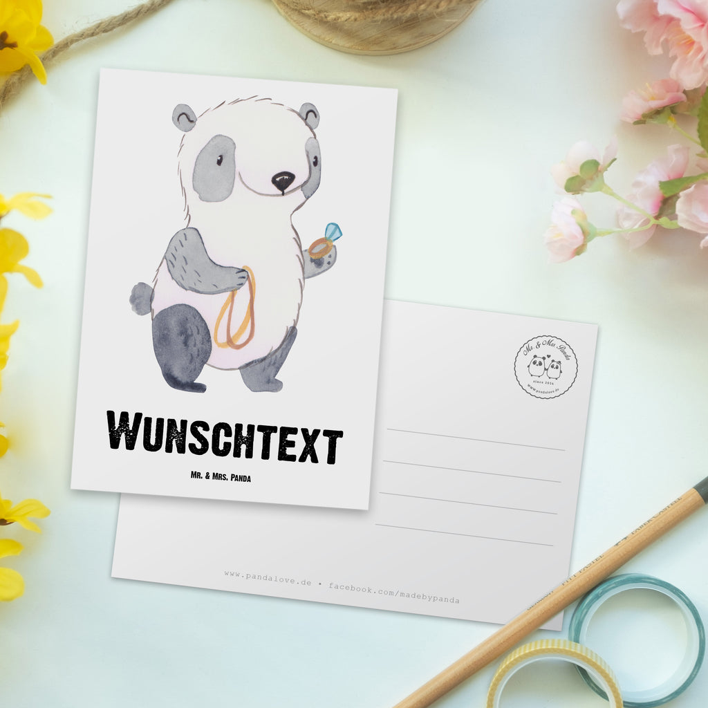 Personalisierte Postkarte Juwelier mit Herz Postkarte mit Namen, Postkarte bedrucken, Postkarte mit Wunschtext, Postkarte personalisierbar, Geschenkkarte mit Namen, Grußkarte mit Namen, Karte mit Namen, Einladung mit Namen, Ansichtskarte mit Namen, Geschenkkarte mit Wunschtext, Grußkarte mit Wunschtext, Karte mit Wunschtext, Einladung mit Wunschtext, Ansichtskarte mit Wunschtext, Beruf, Ausbildung, Jubiläum, Abschied, Rente, Kollege, Kollegin, Geschenk, Schenken, Arbeitskollege, Mitarbeiter, Firma, Danke, Dankeschön, Juwelier, Goldschmied, Schmuckwarenhändler, Schmuckgeschäft, Eröffnung